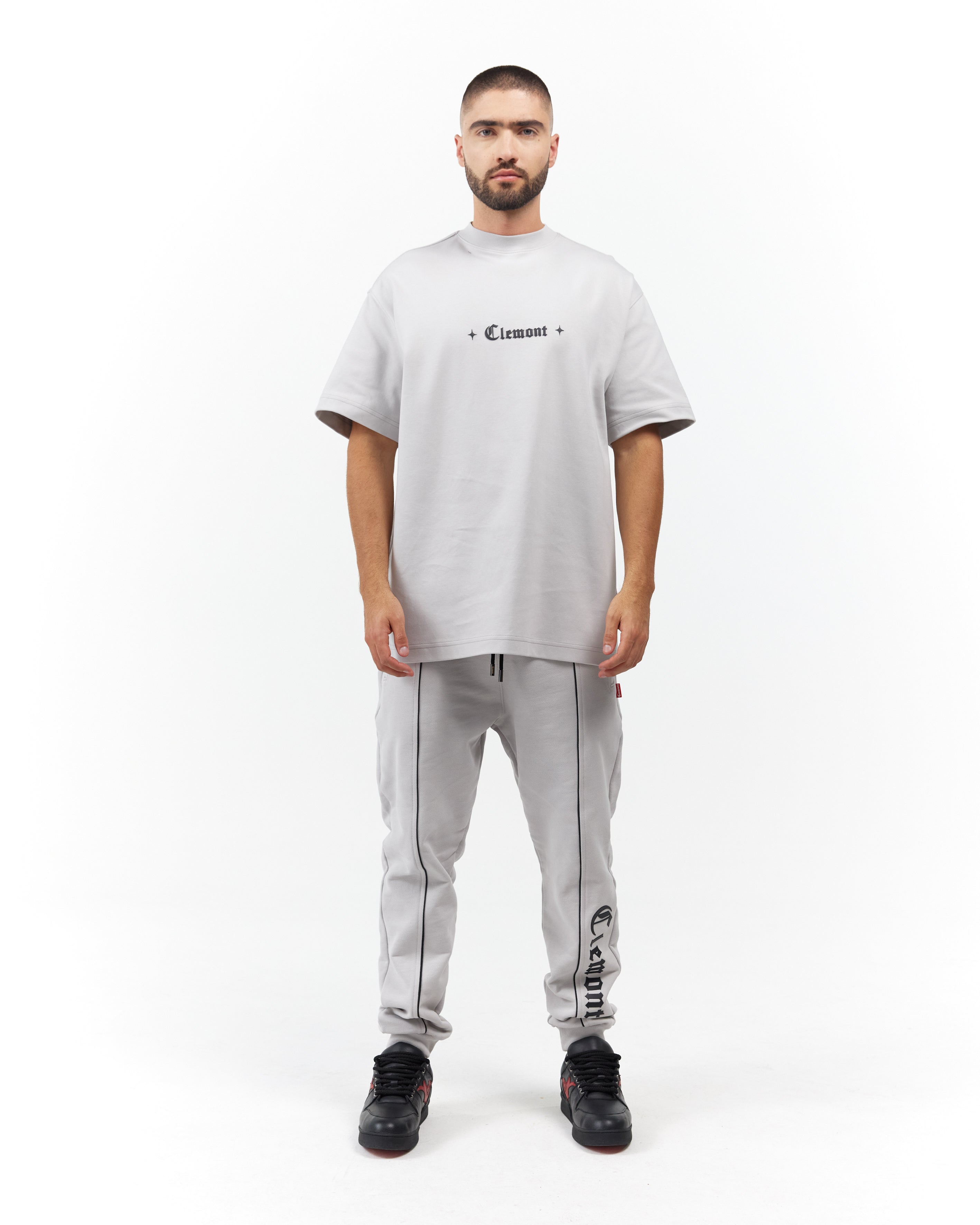 T-SHIRT MEN OVERSIZED  ECLATANTE GREY CLEMONT