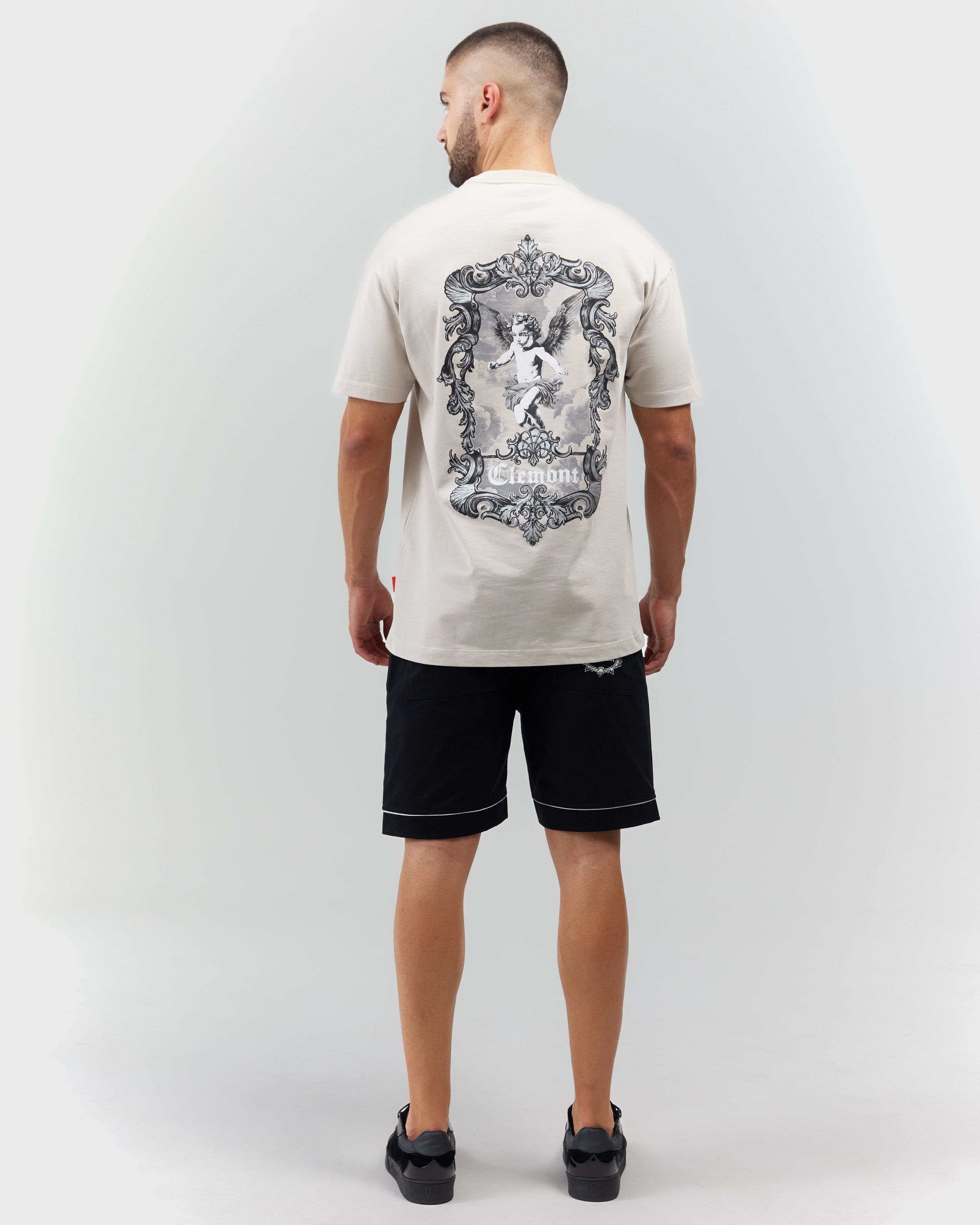 T-SHIRT MEN RAFFINATO SILVER CLEMONT