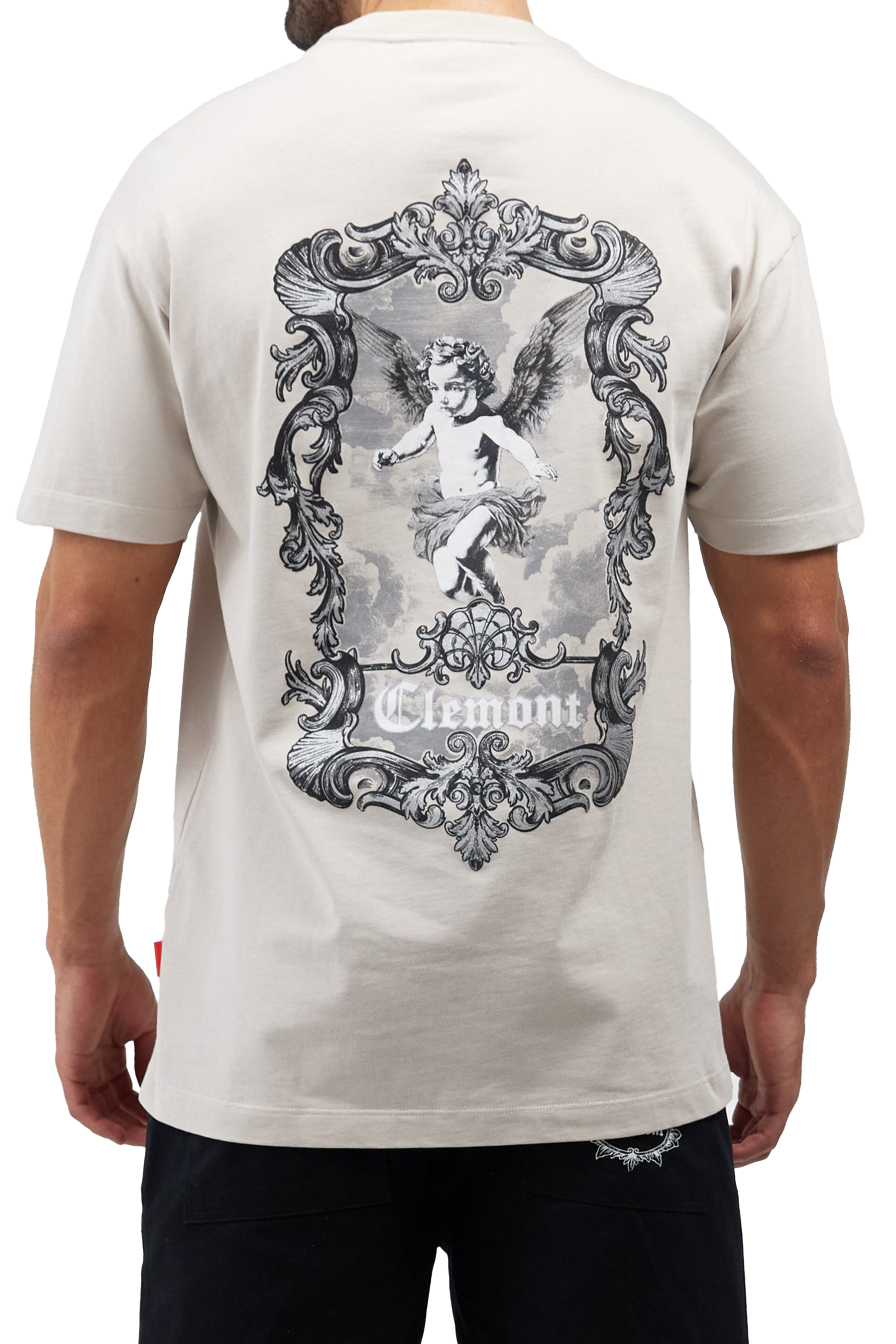 T-SHIRT MEN RAFFINATO SILVER CLEMONT