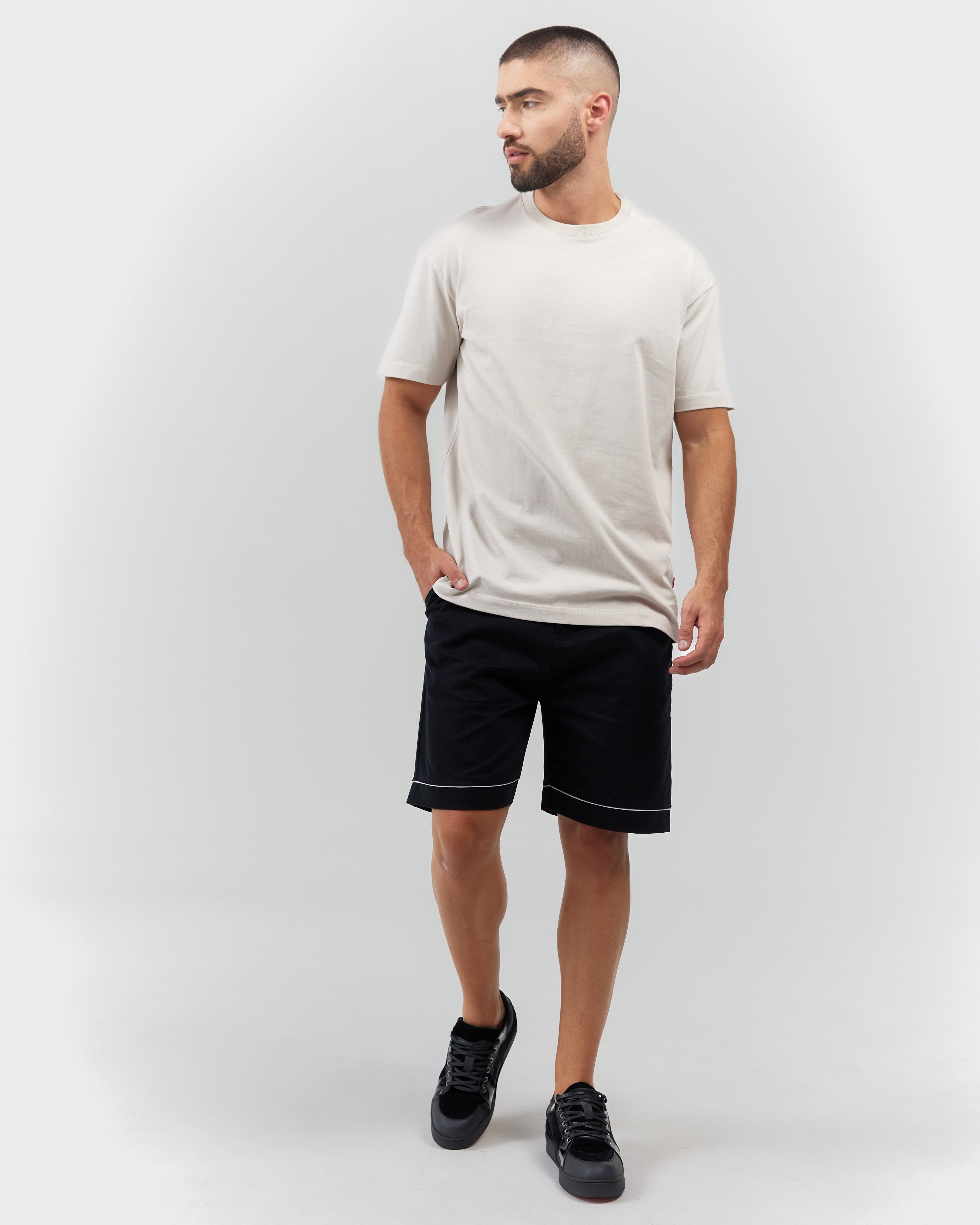 T-SHIRT MEN RAFFINATO SILVER CLEMONT