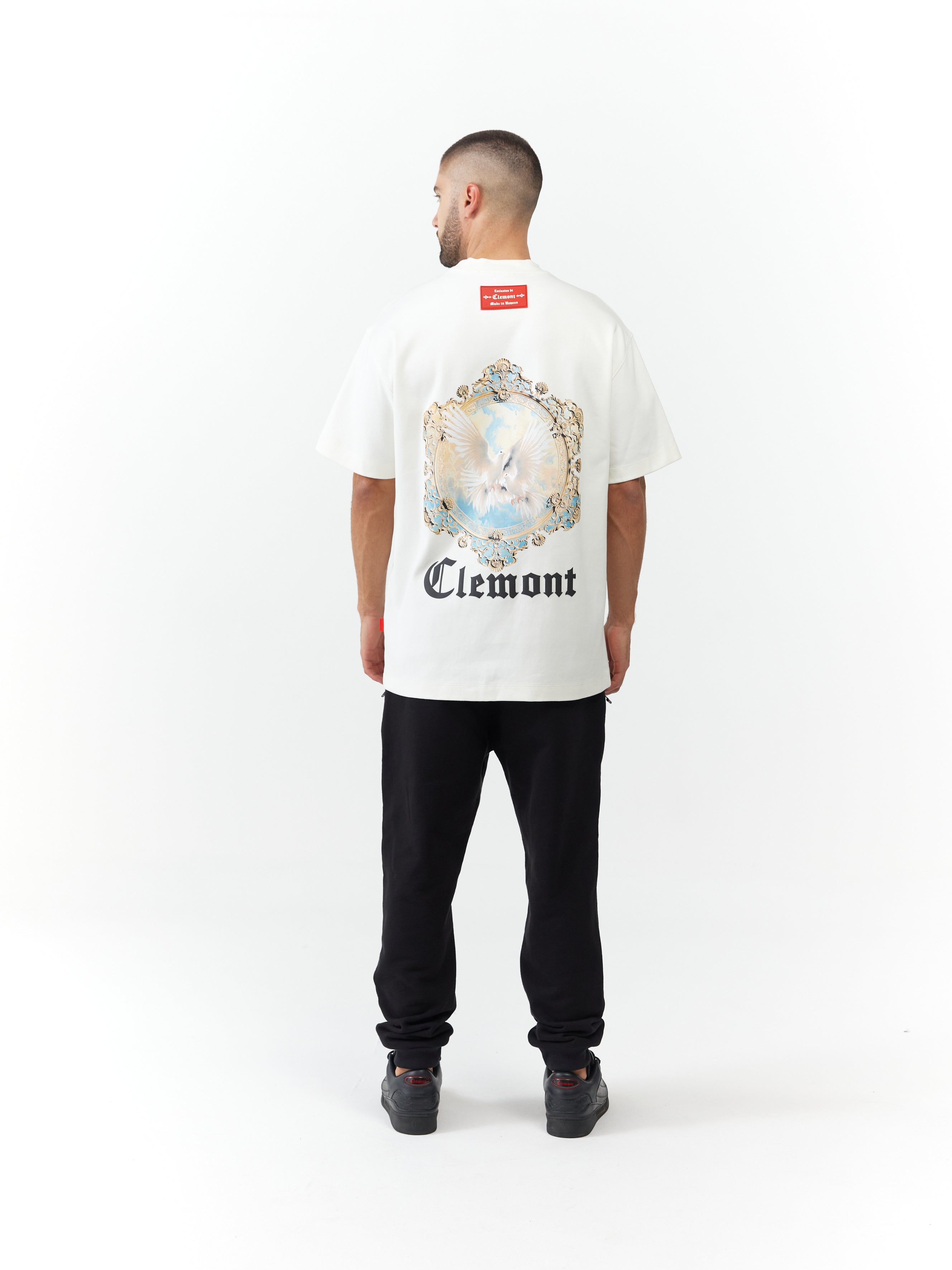 T-SHIRT MEN OVERSIZED  FULGORE CREAM  CLEMONT