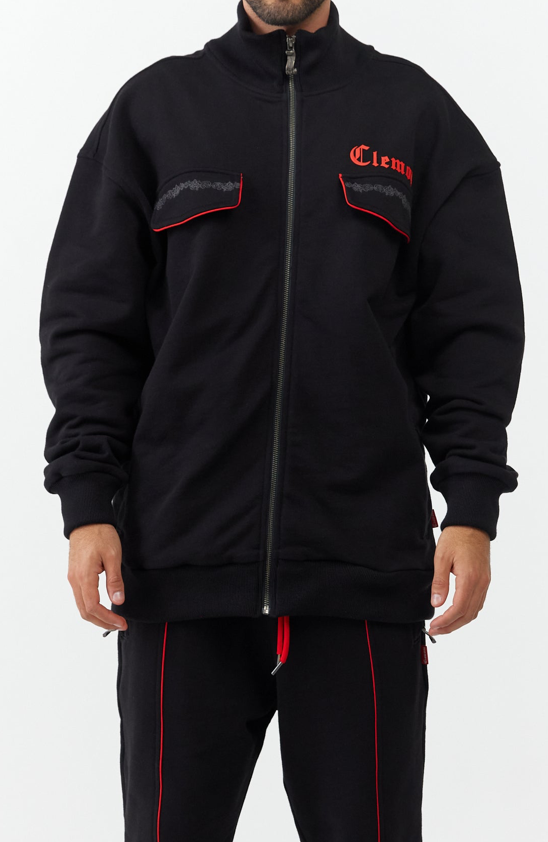 SWEATER MEN  CAREZZA  BLACK  CLEMONT