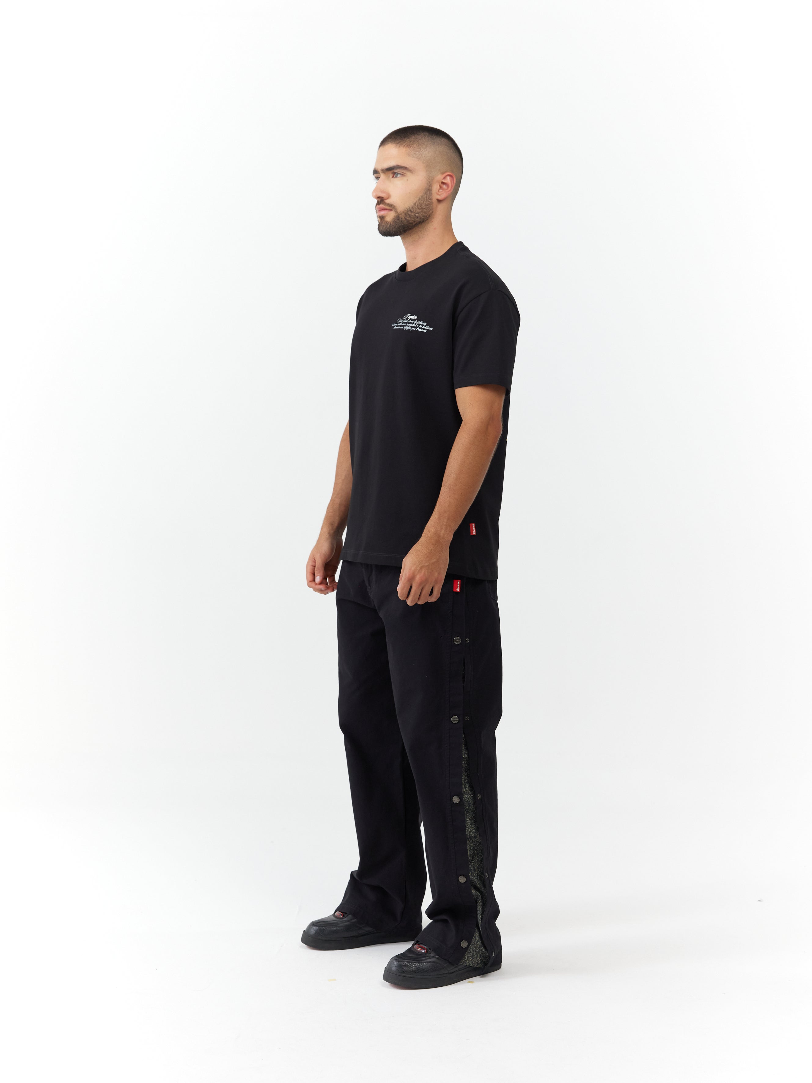 T-SHIRT MEN RISPLENDENTE BLACK  CLEMONT