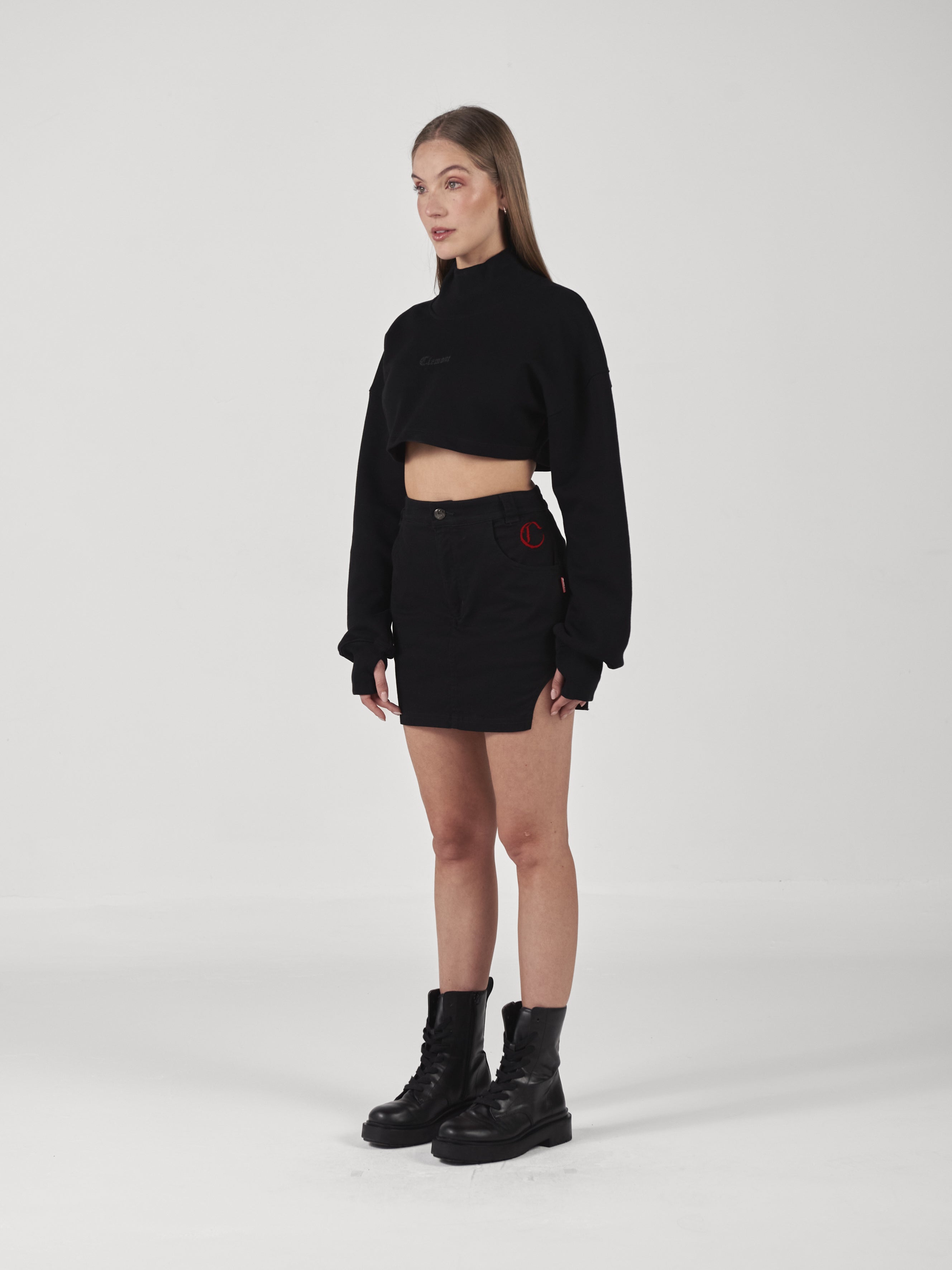 CLEMONT BLACK KARMIC SKIRT