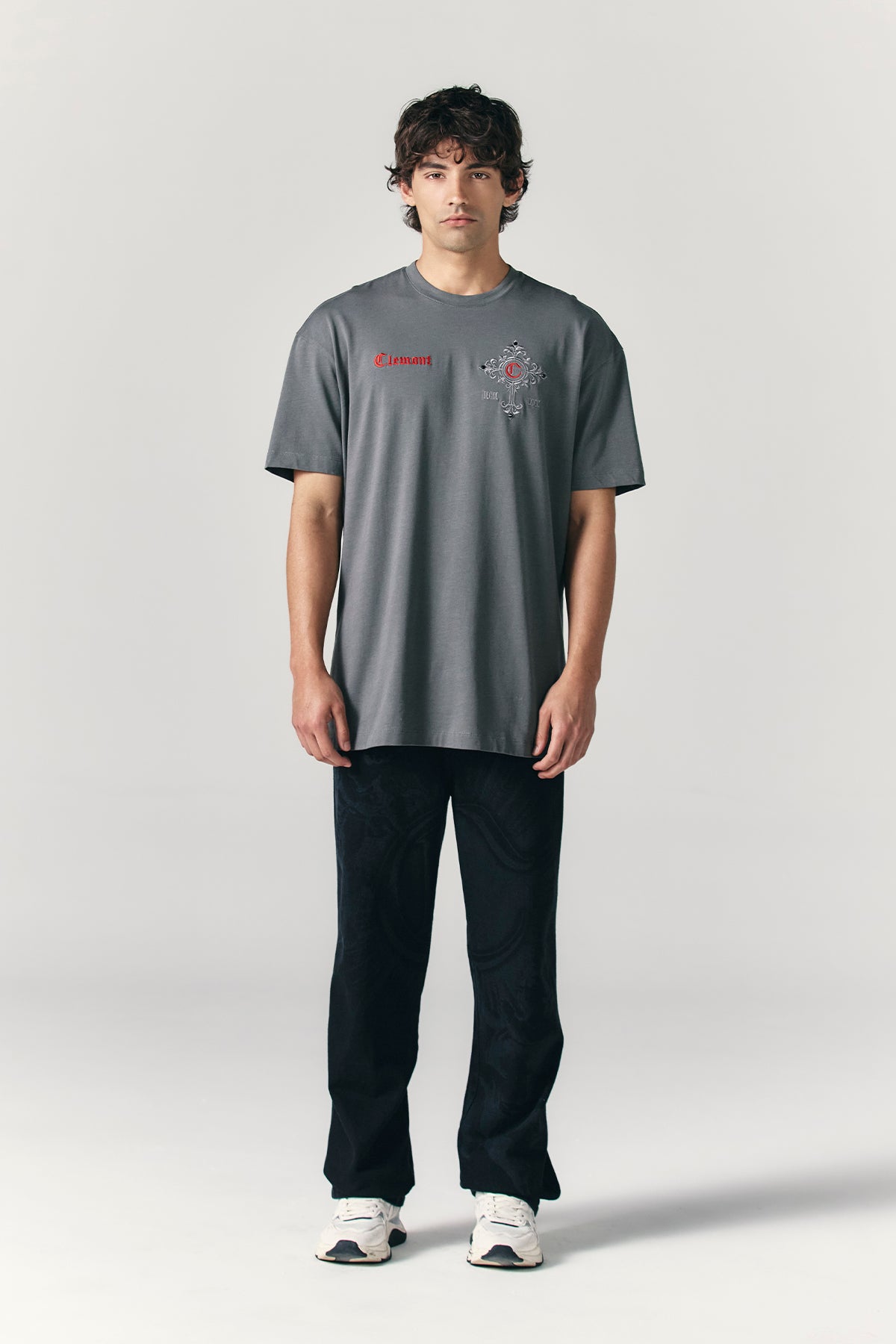 CAMISETA HOMBRE SEGNALE GRIS OSCURO CLEMONT