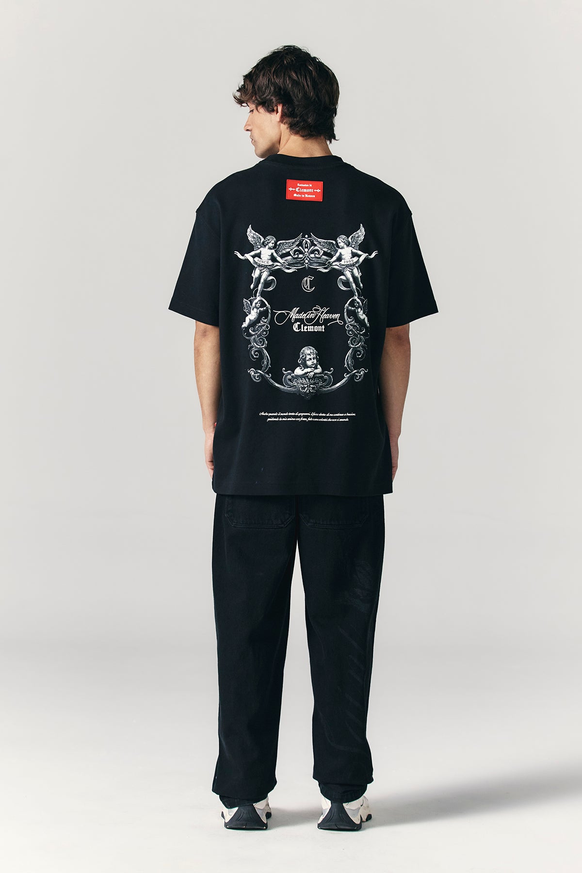 CAMISETA OVERSIZED HOMBRE NERUME NEGRO CLEMONT