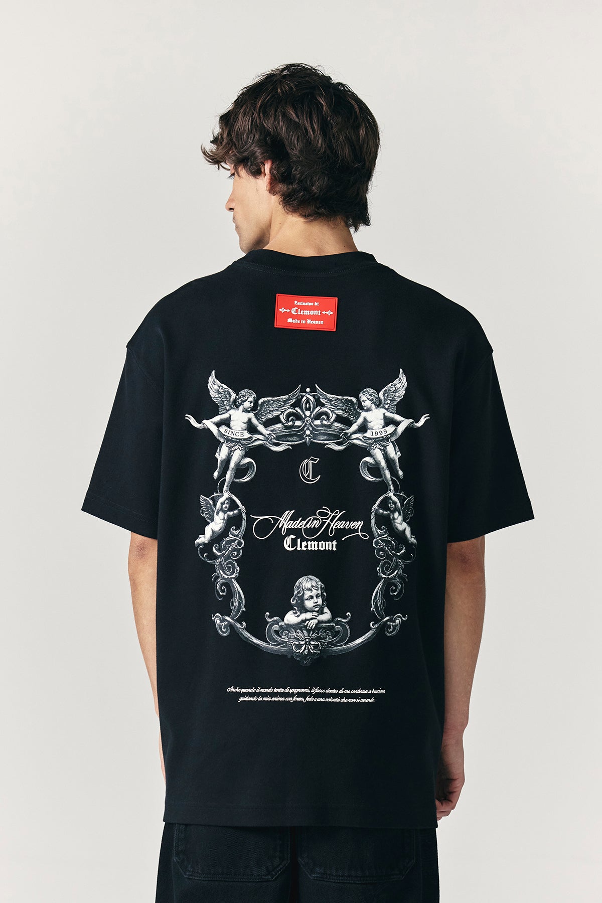 CAMISETA OVERSIZED HOMBRE NERUME NEGRO CLEMONT
