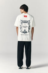 CAMISETA OVERSIZED HOMBRE NERUME CREMA CLEMONT