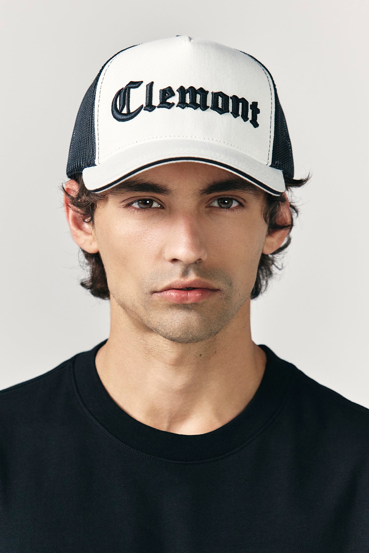 GORRA SPECCHIO CREMA/NEGRO CLEMONT
