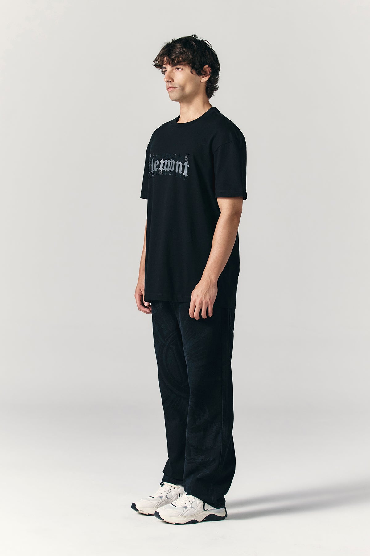 CAMISETA HOMBRE LUNARIA NEGRO CLEMONT