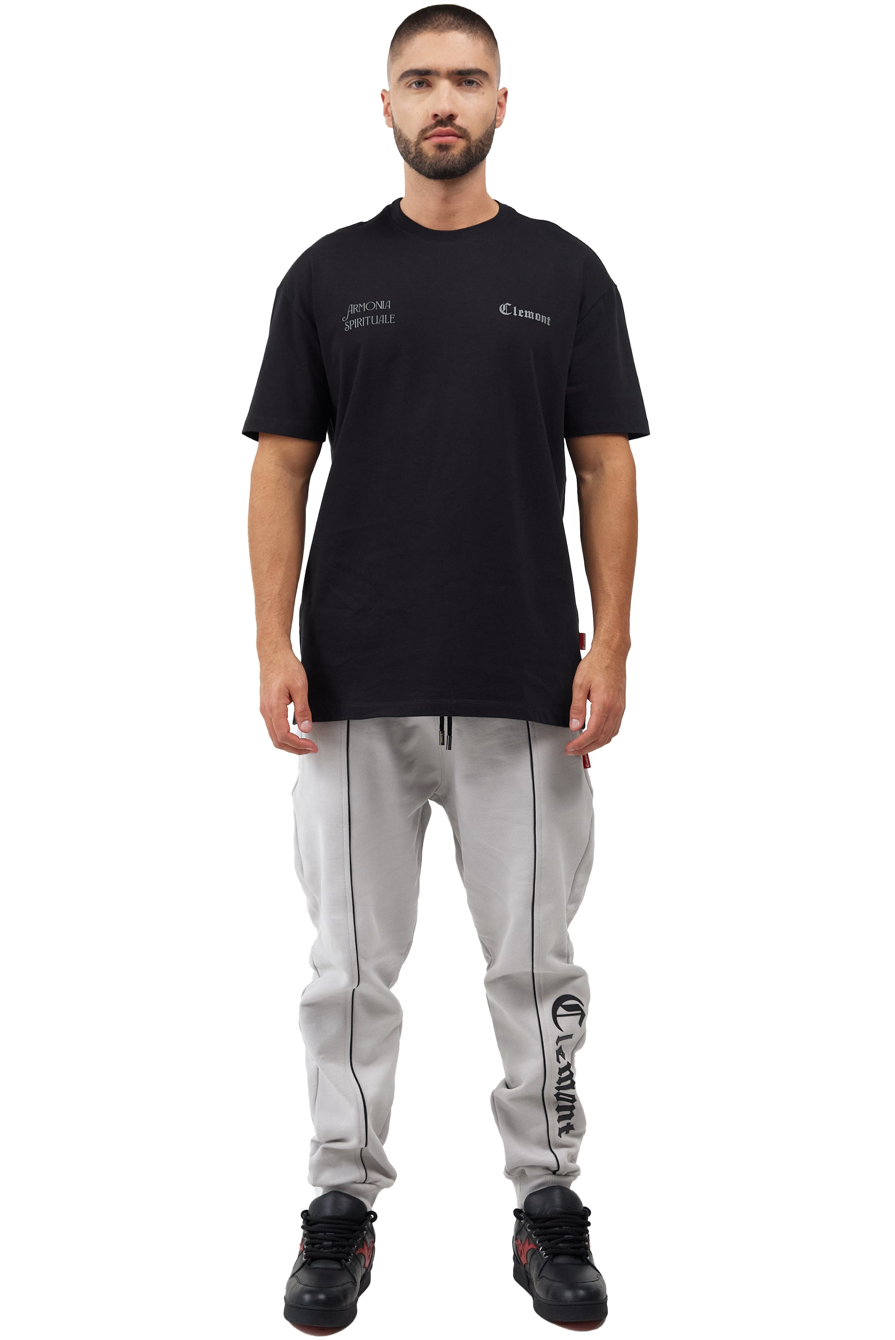 T-SHIRT MEN ESTREMO BLACK  CLEMONT
