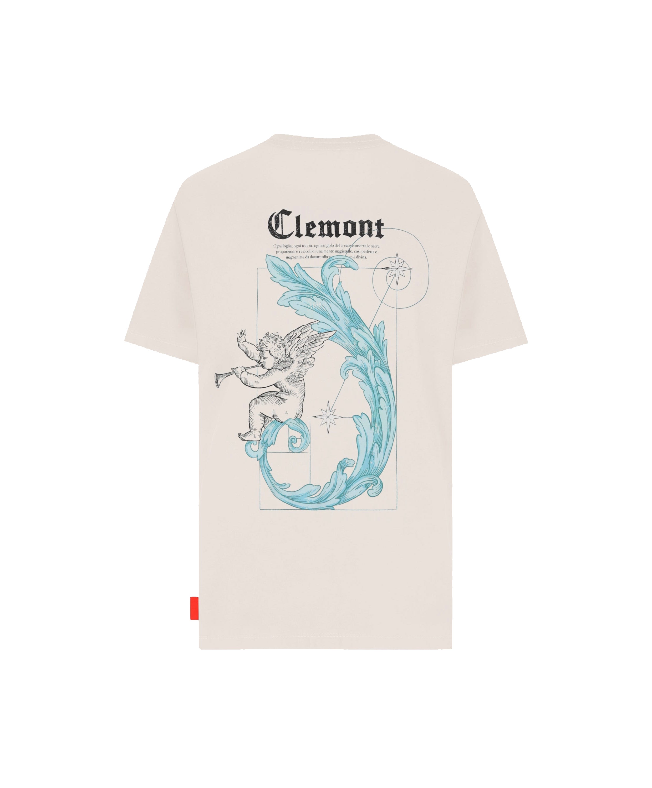 CAMISETA SPIRALE CREMA CLEMONT