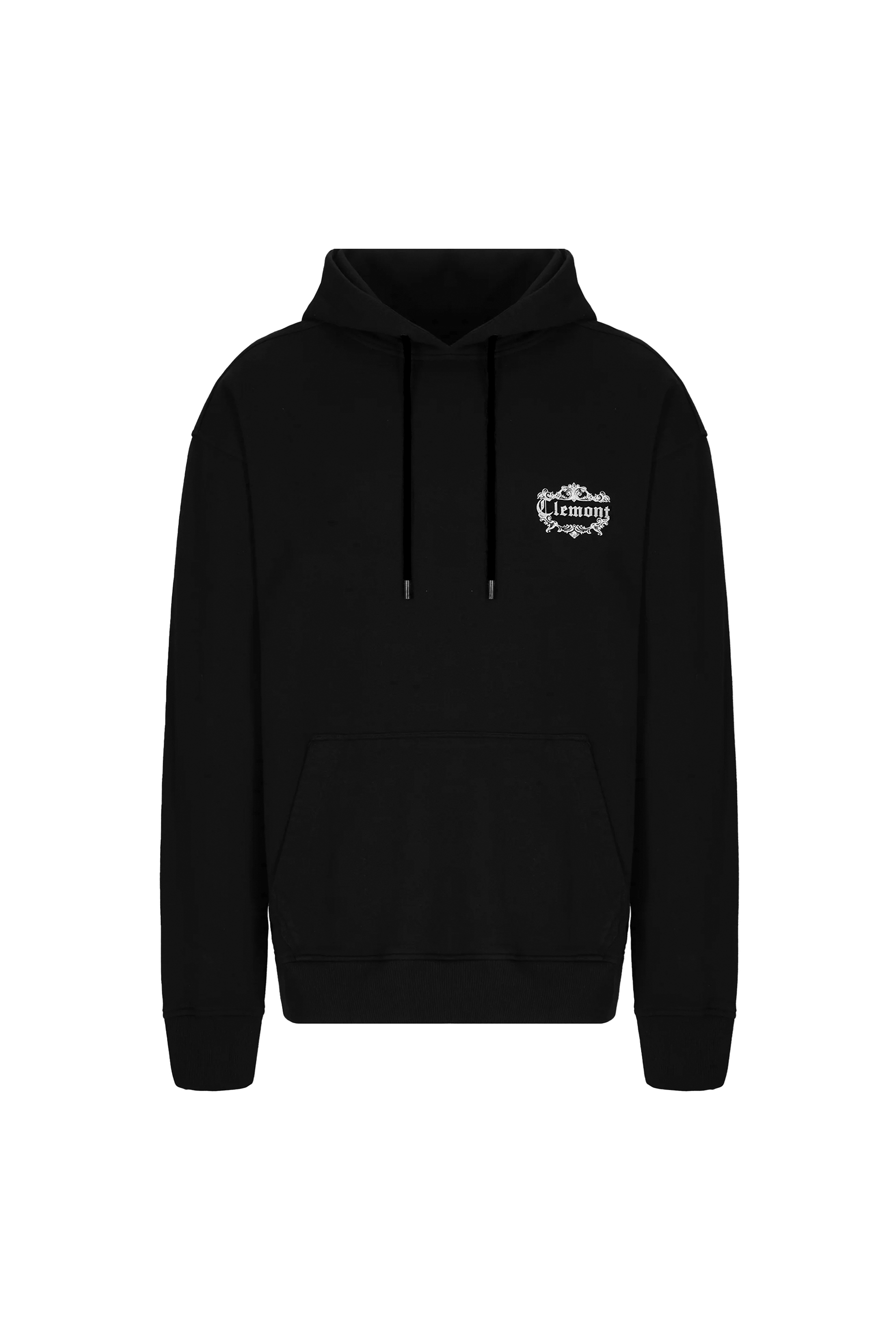 HOODIE MEN  FIORITURA BLACK CLEMONT