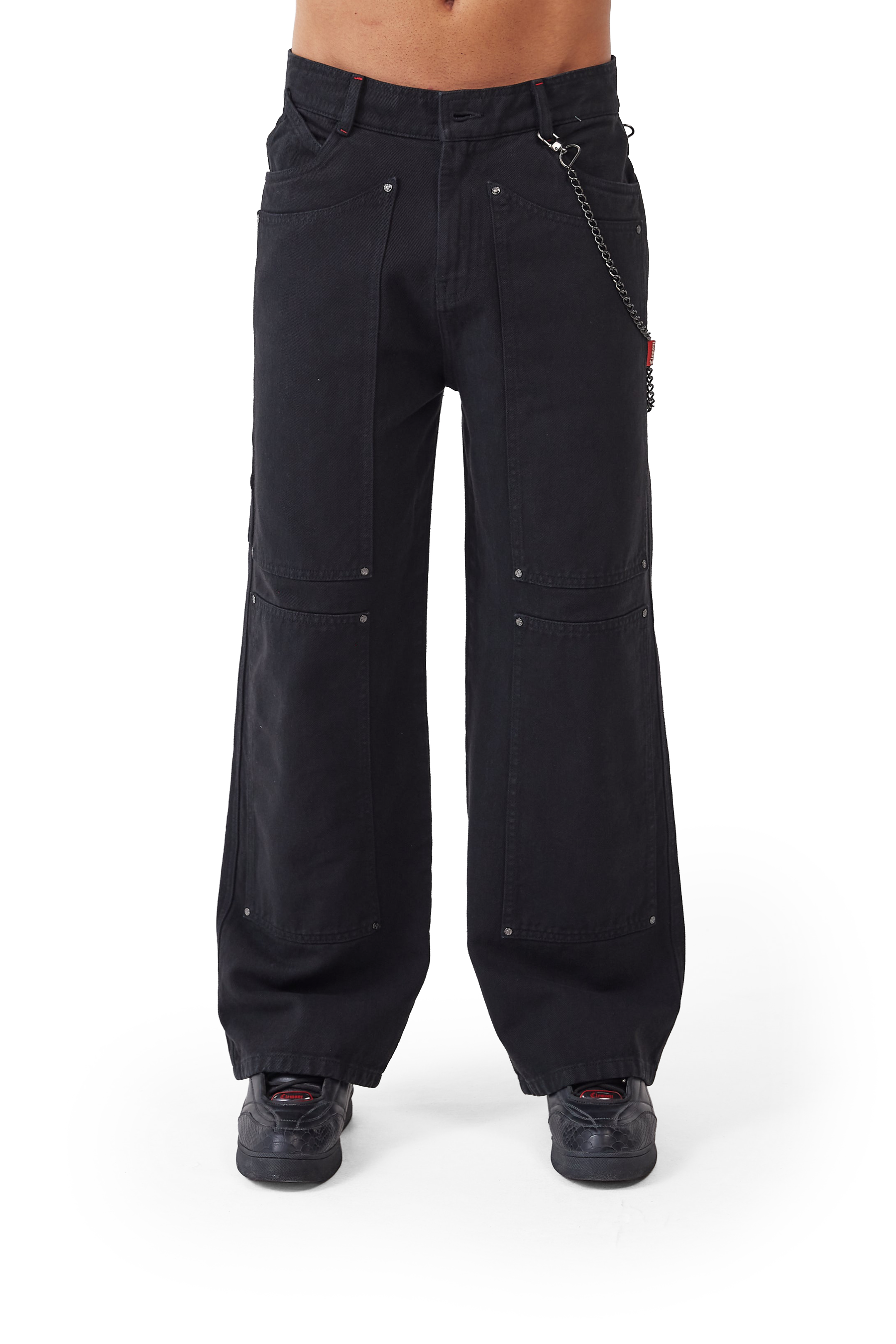 PANTALÓN HOMBRE ORO NEGRO CLEMONT