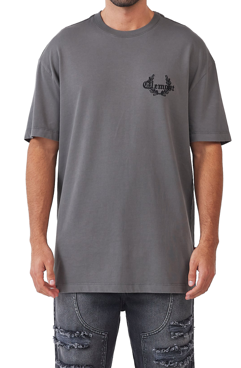 3 PACK CAMISETA HOMBRE PERICOLO NEGRO/PLATEADO/GRIS OSCURO CLEMONT