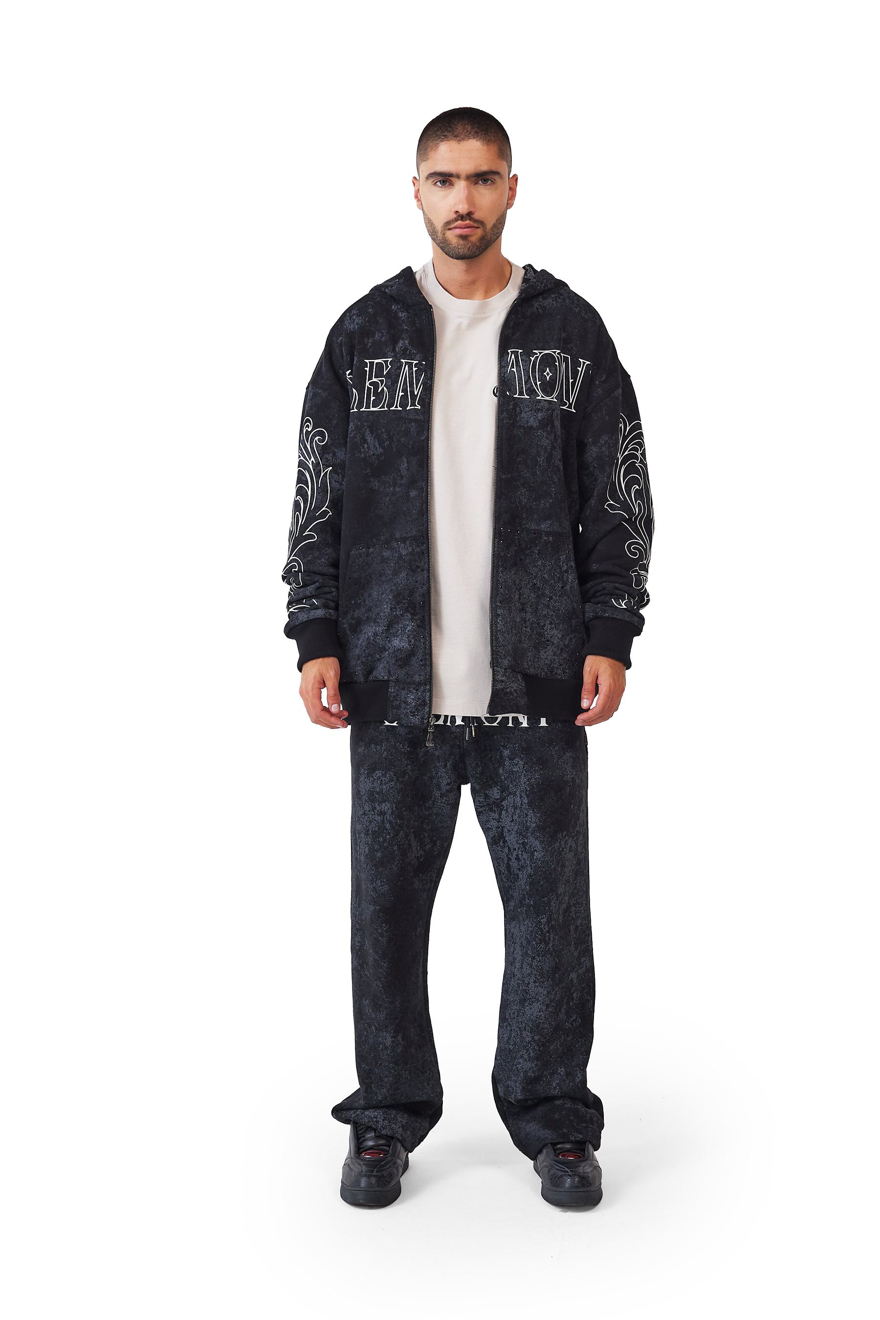HOODIES HOMBRE MALEVOLO NEGRO CLEMONT