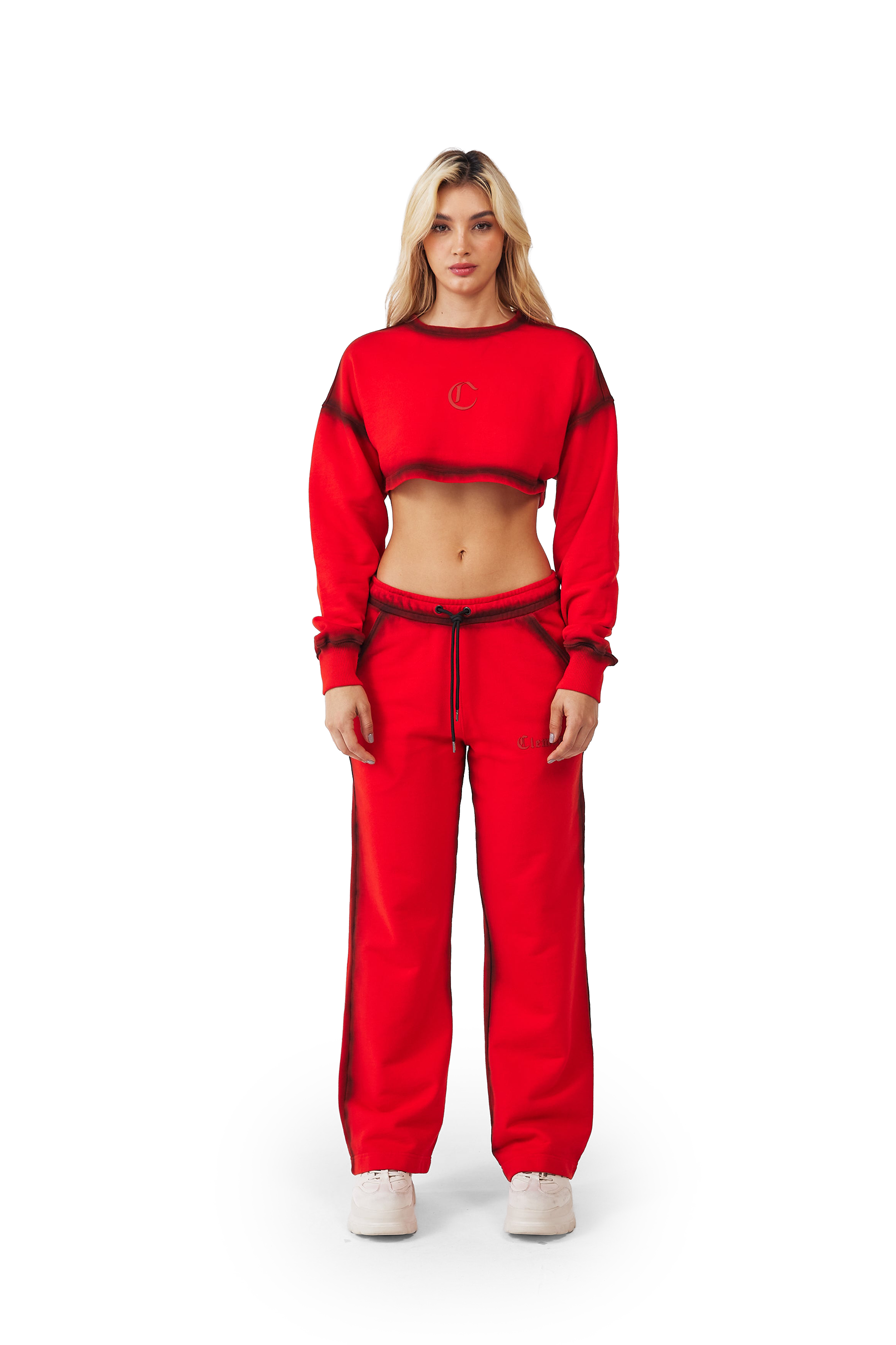 BUZO MUJER TENEBRA ROJO CLEMONT