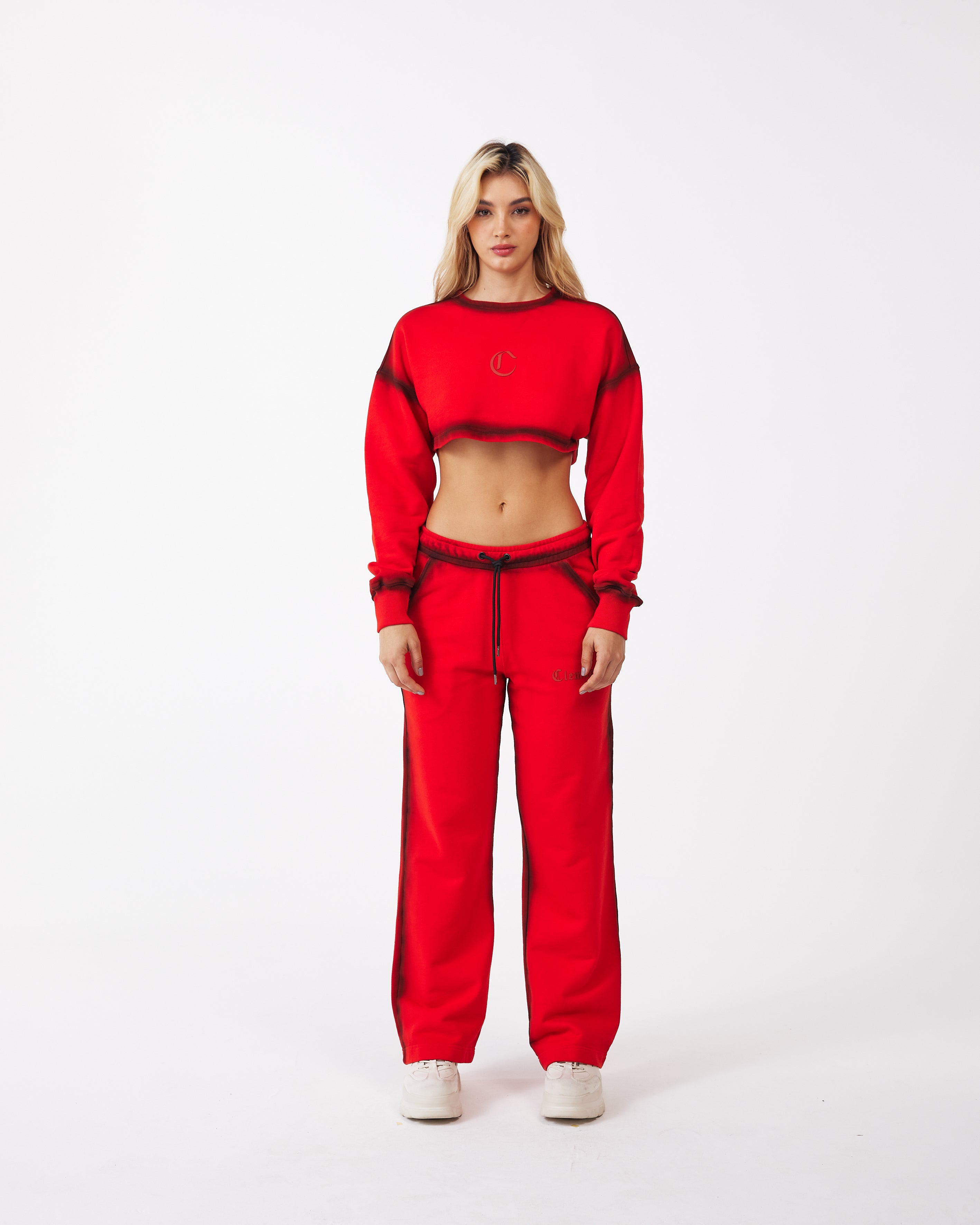 BUZO MUJER TENEBRA ROJO CLEMONT