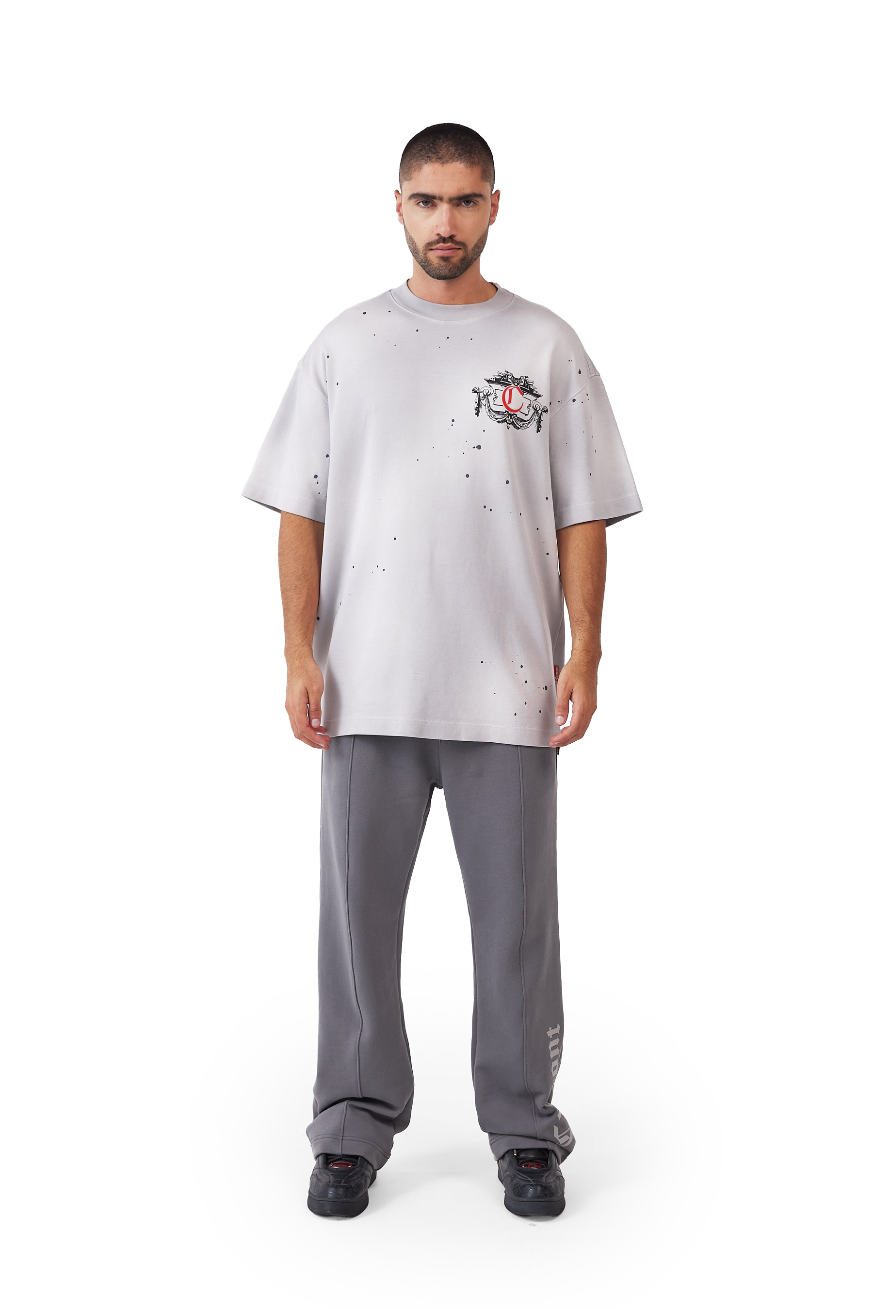 CAMISETA HOMBRE OVERSIZED DISORDINE GRIS CLEMONT