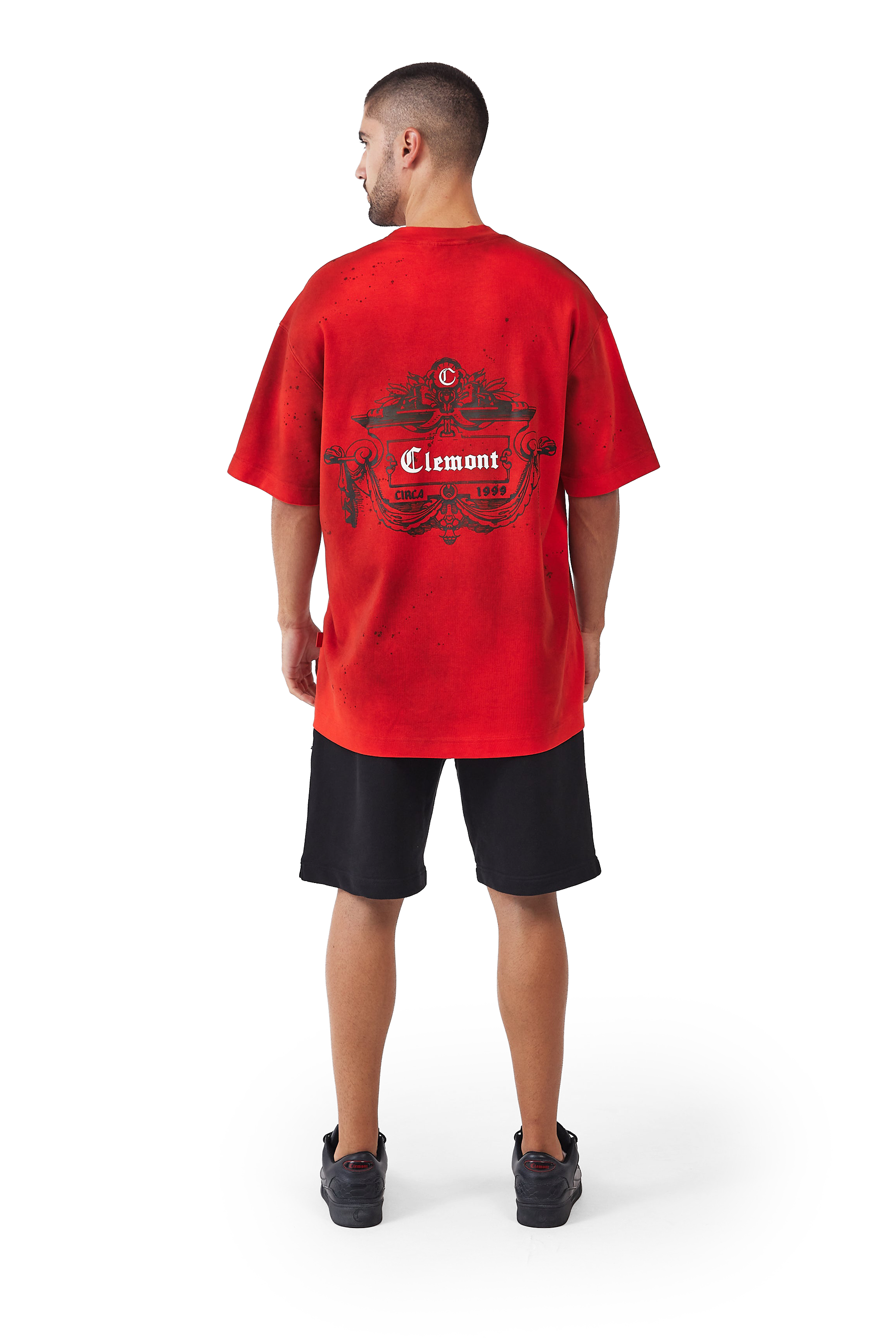 CAMISETA HOMBRE OVERSIZED DISORDINE ROJO CLEMONT