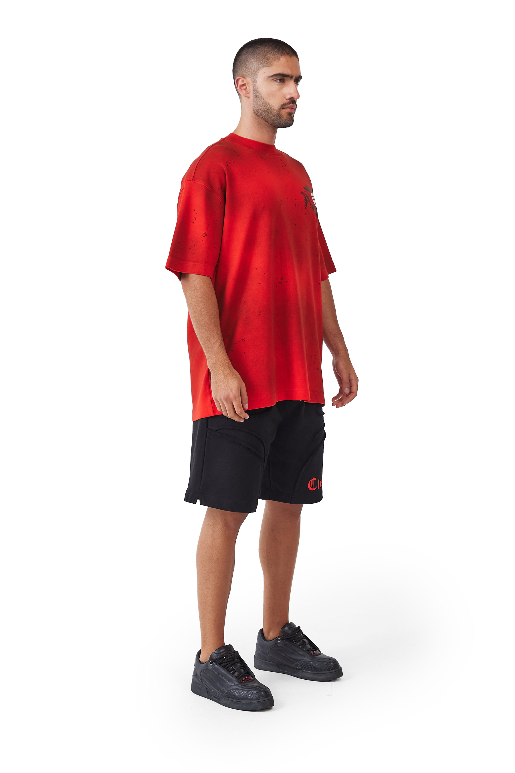 CAMISETA HOMBRE OVERSIZED DISORDINE ROJO CLEMONT