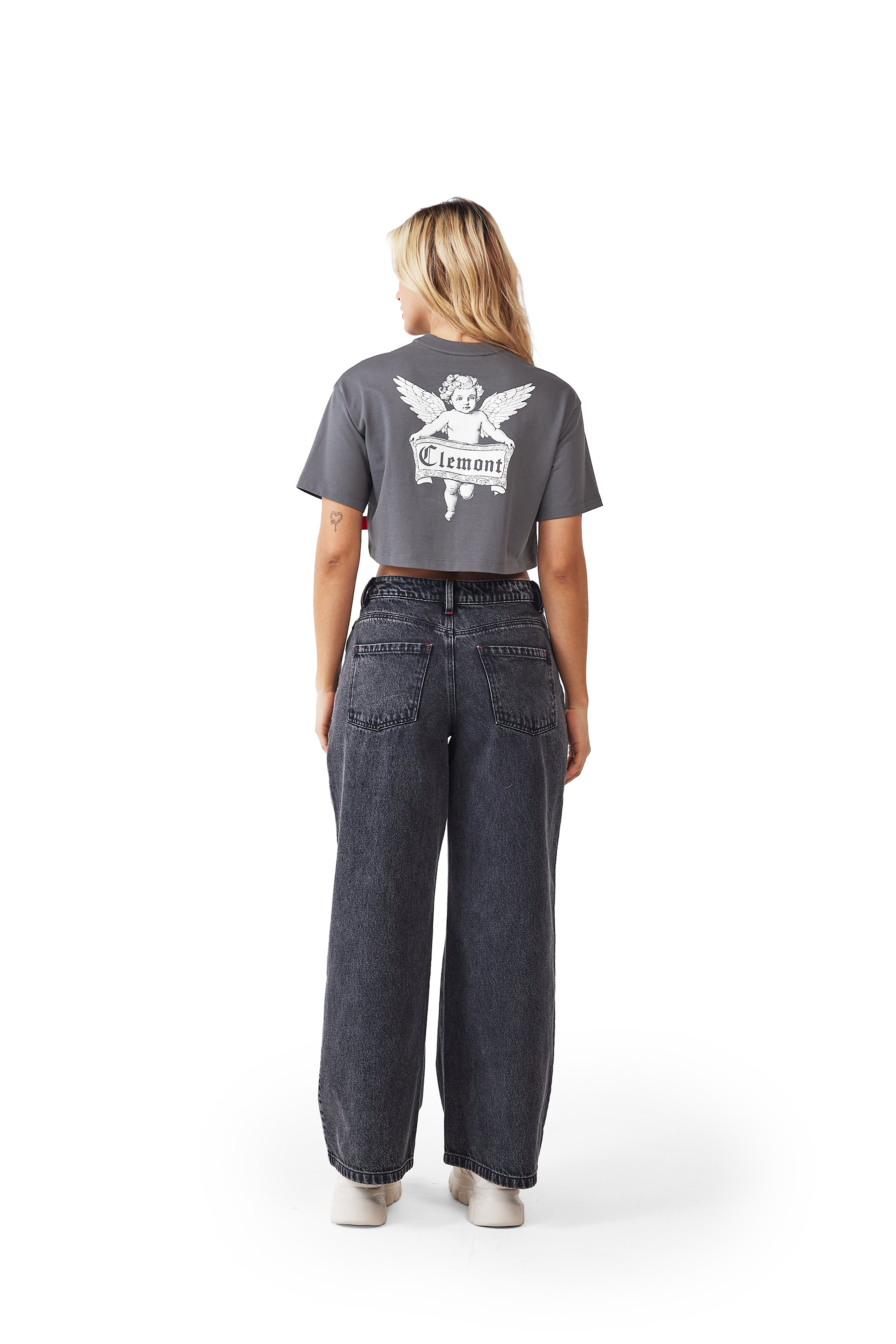 JEANS MUJER AFFLUENZA NEGRO CLEMONT