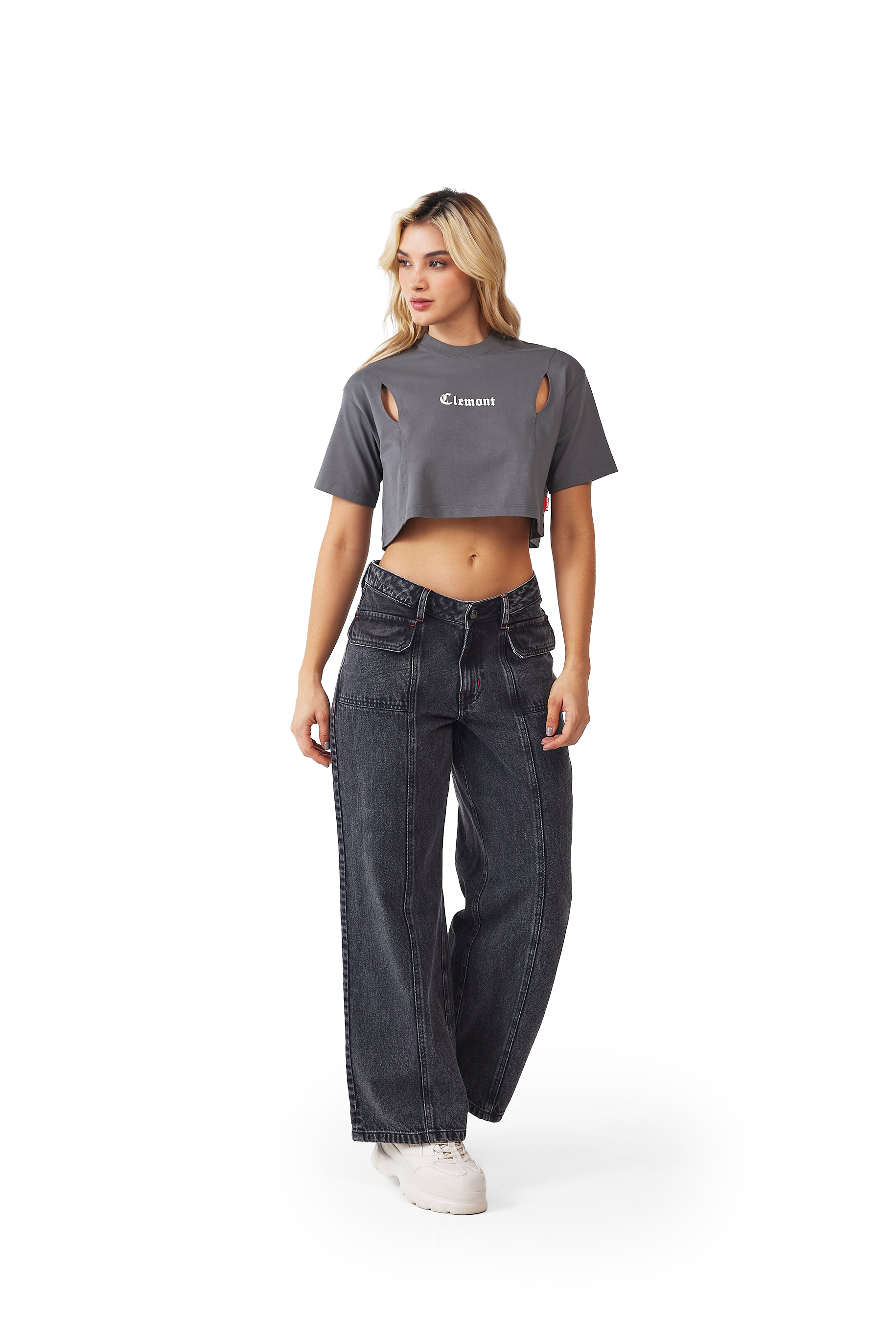 JEANS MUJER AFFLUENZA NEGRO CLEMONT