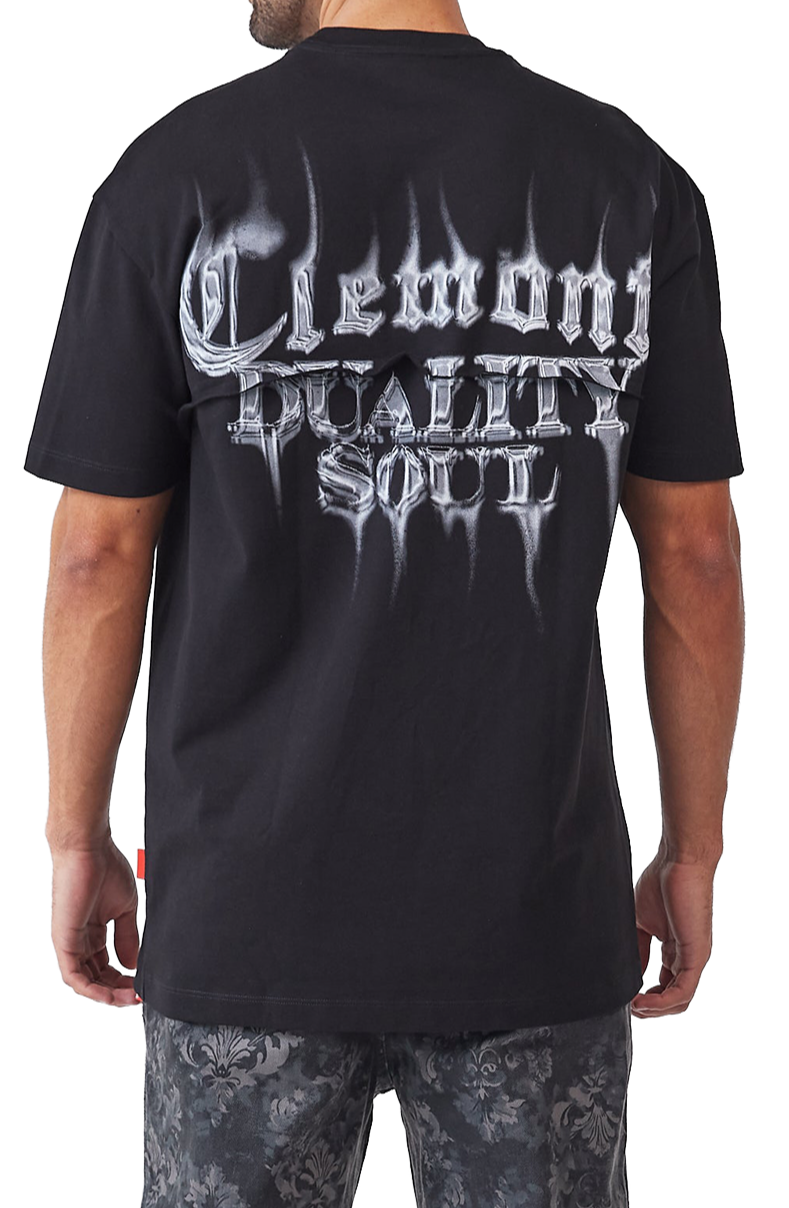 CAMISETA HOMBRE MORTALE  NEGRO CLEMONT