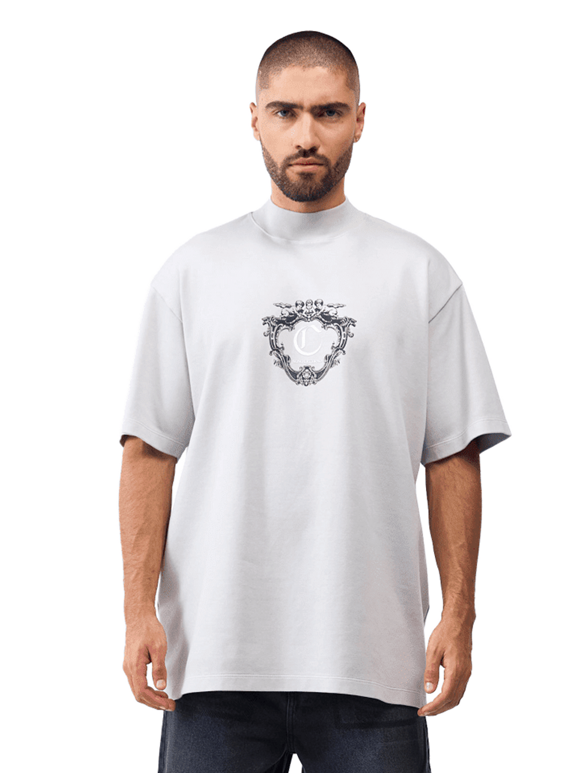 OVERSIZED MEN'S T-SHIRT MIRABILE GRAY CLEMONT