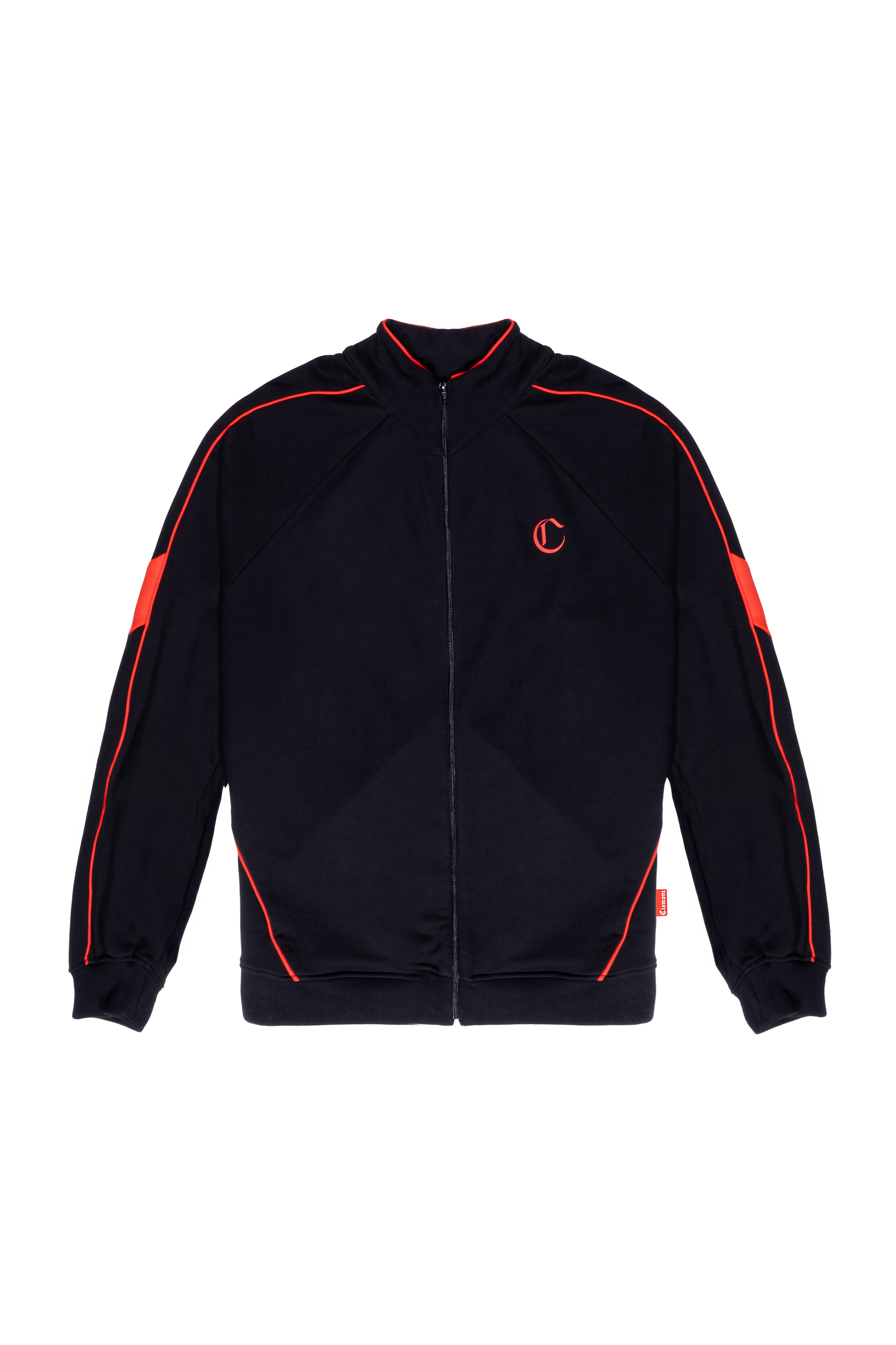 BUZO MASCULINO MUTO NEGRO/ROJO CLEMONT