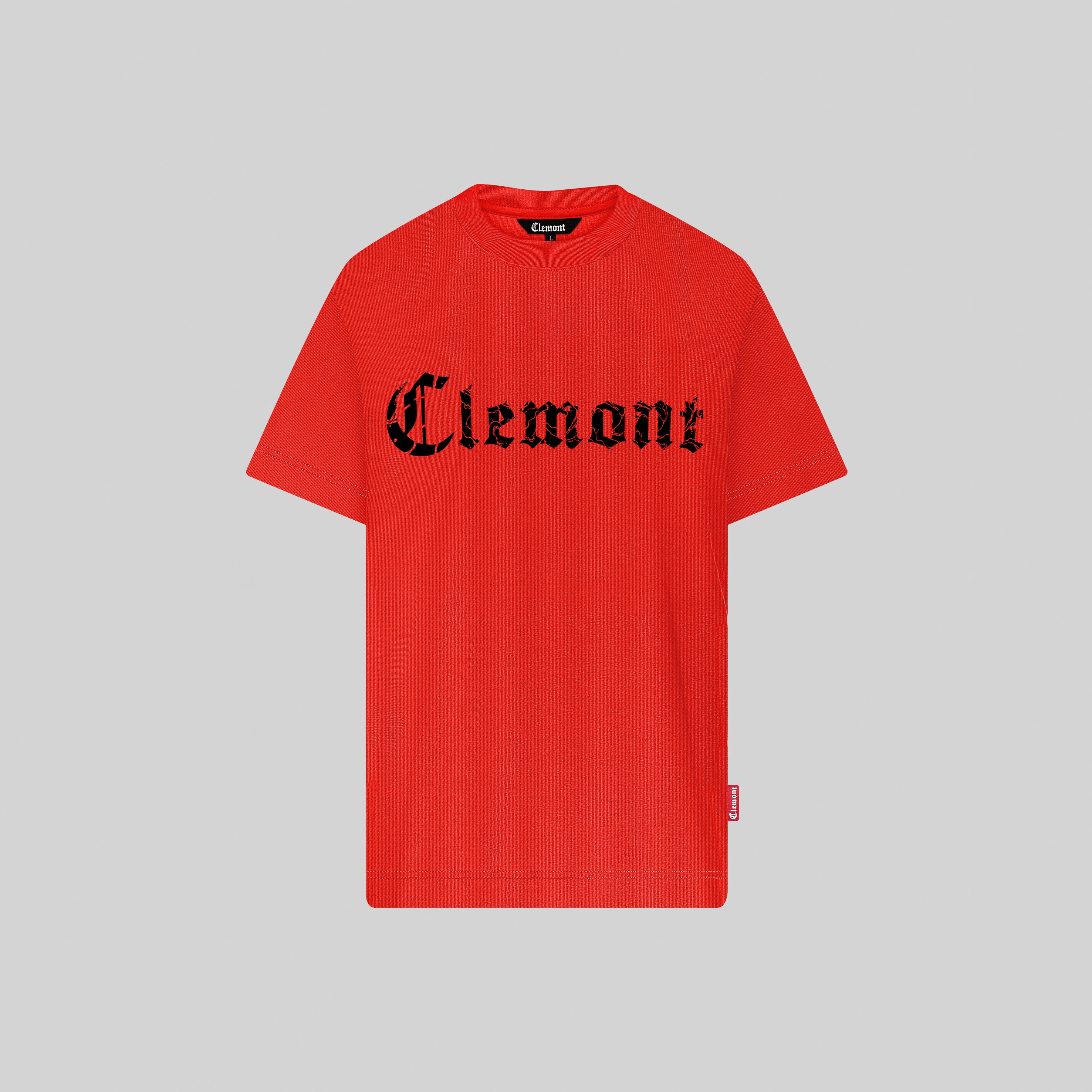 CAMISETA OVERSIZED MASSAGERO ROJO CLEMONT