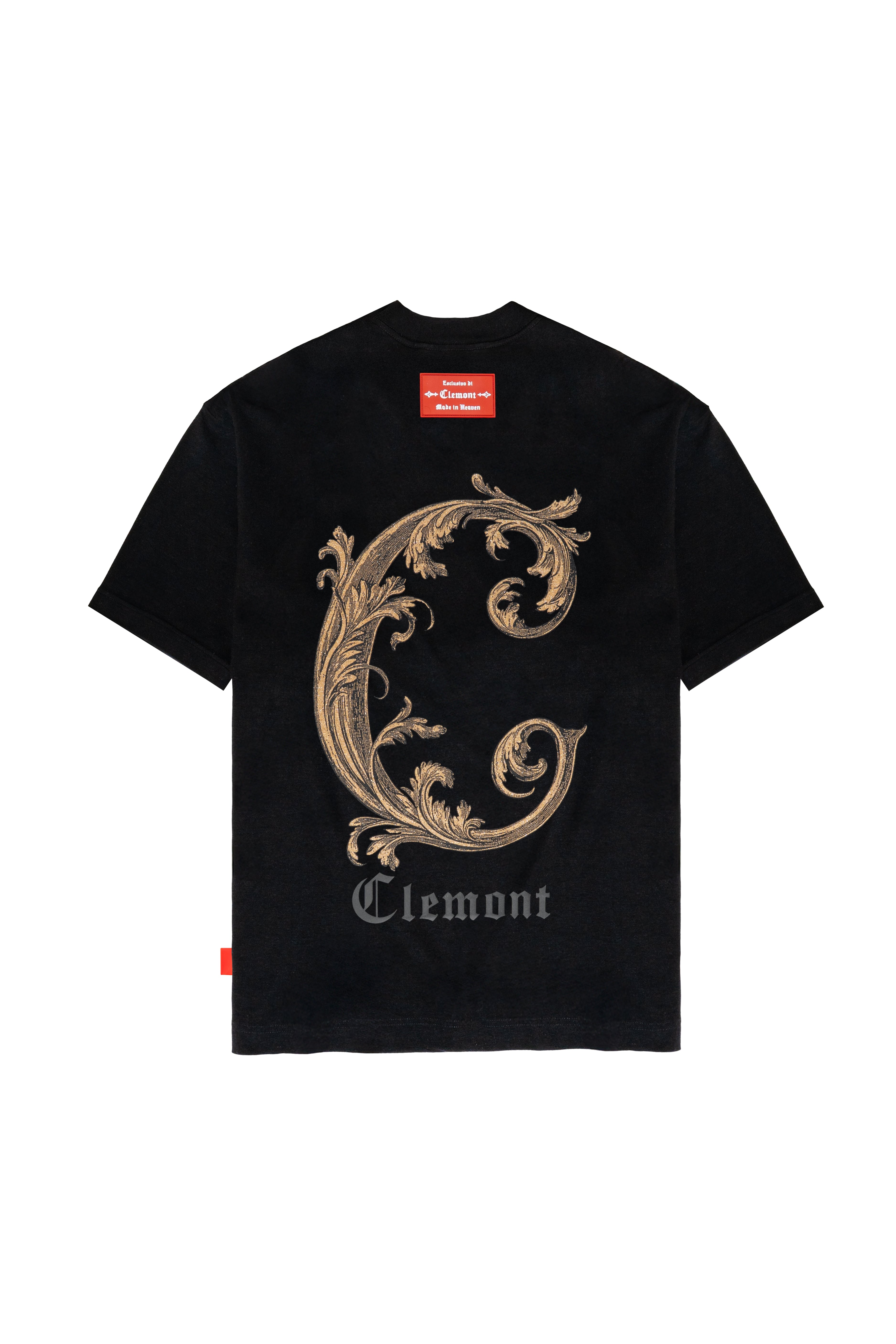 CAMISETA OVERSIZED MASCULINO ONIRICO NEGRO CLEMONT