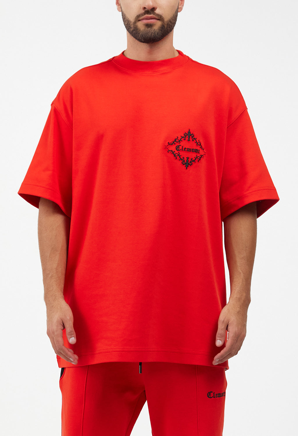 T-SHIRT MEN OVERSIZED  PERFETTO RED CLEMONT
