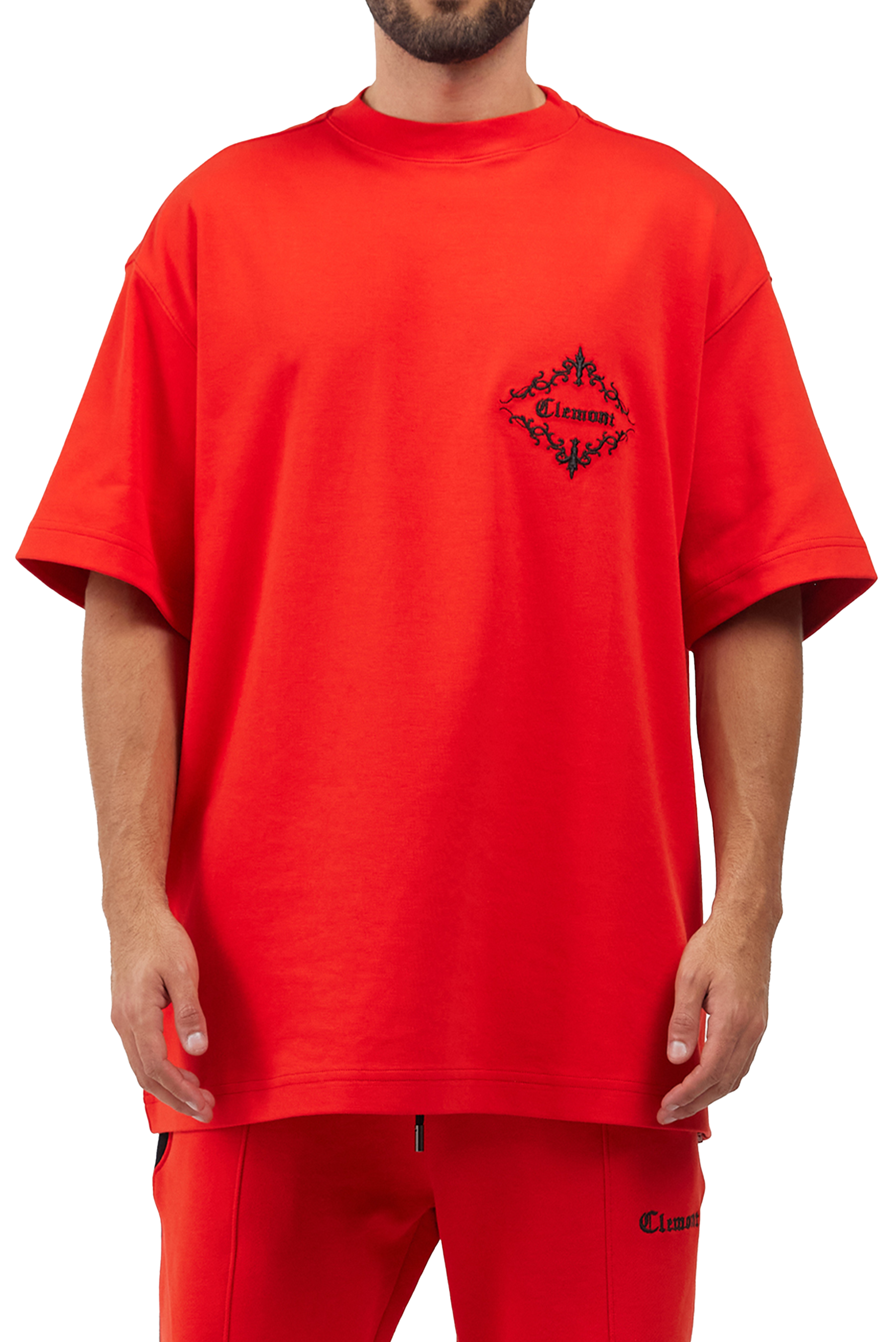 T-SHIRT MEN OVERSIZED  PERFETTO RED CLEMONT