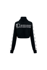 HOODIE MUJER PIOMBO NEGRO CLEMONT