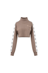 HOODIE MUJER PIOMBO TAUPE CLEMONT