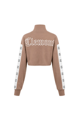HOODIE MUJER PIOMBO TAUPE CLEMONT