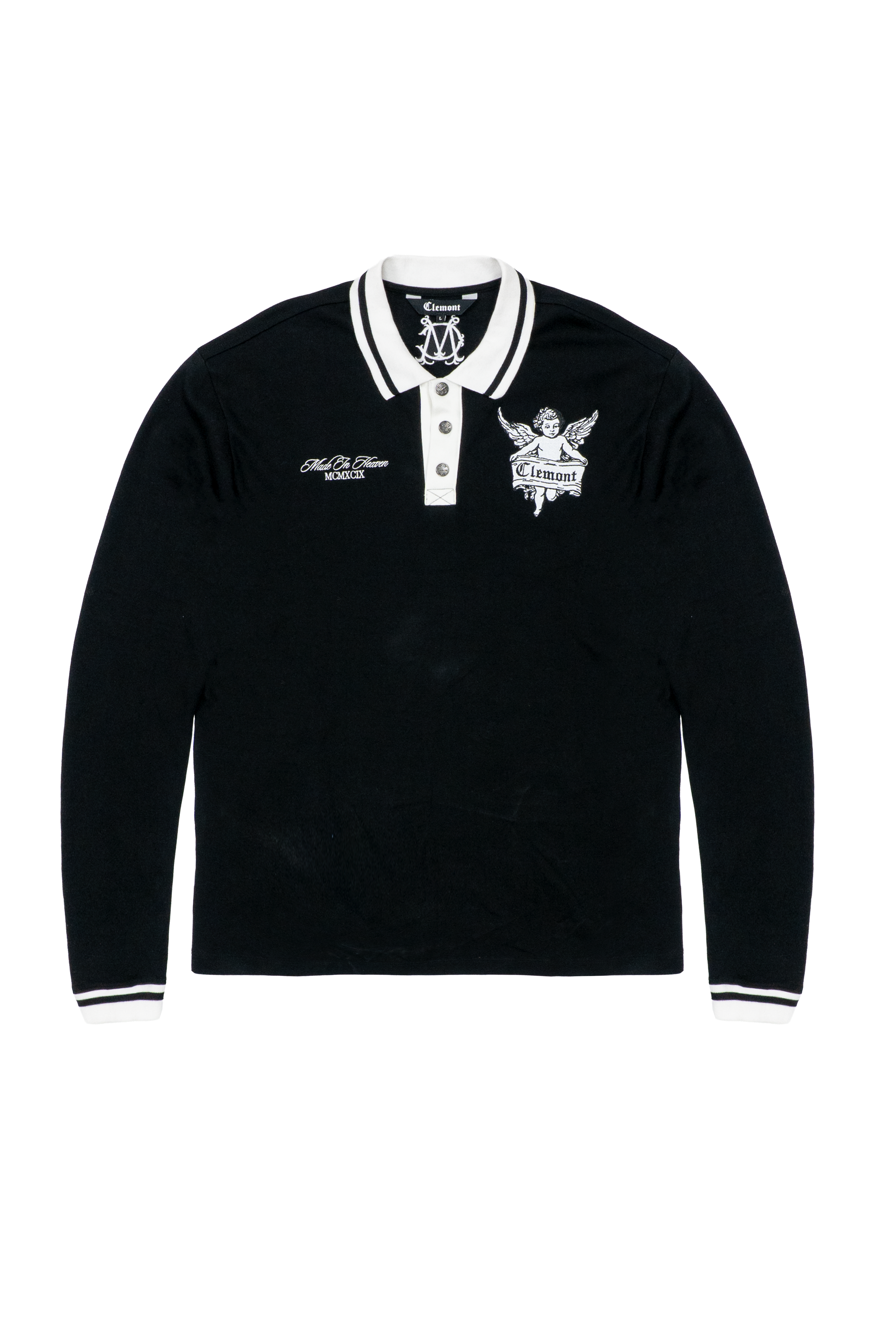 POLO HOMBRE ABISSALE NEGRO CLEMONT