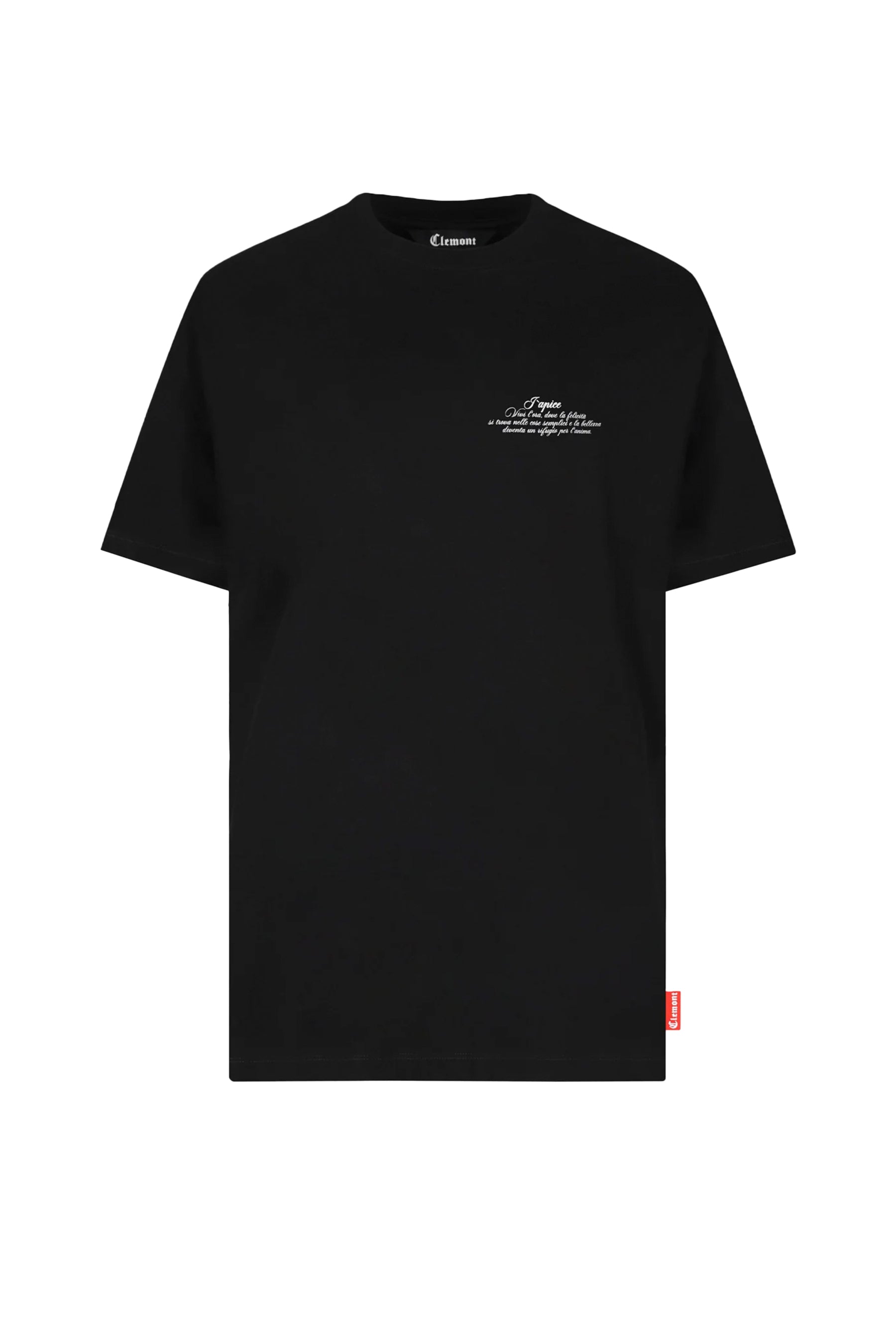 T-SHIRT MEN RISPLENDENTE BLACK  CLEMONT