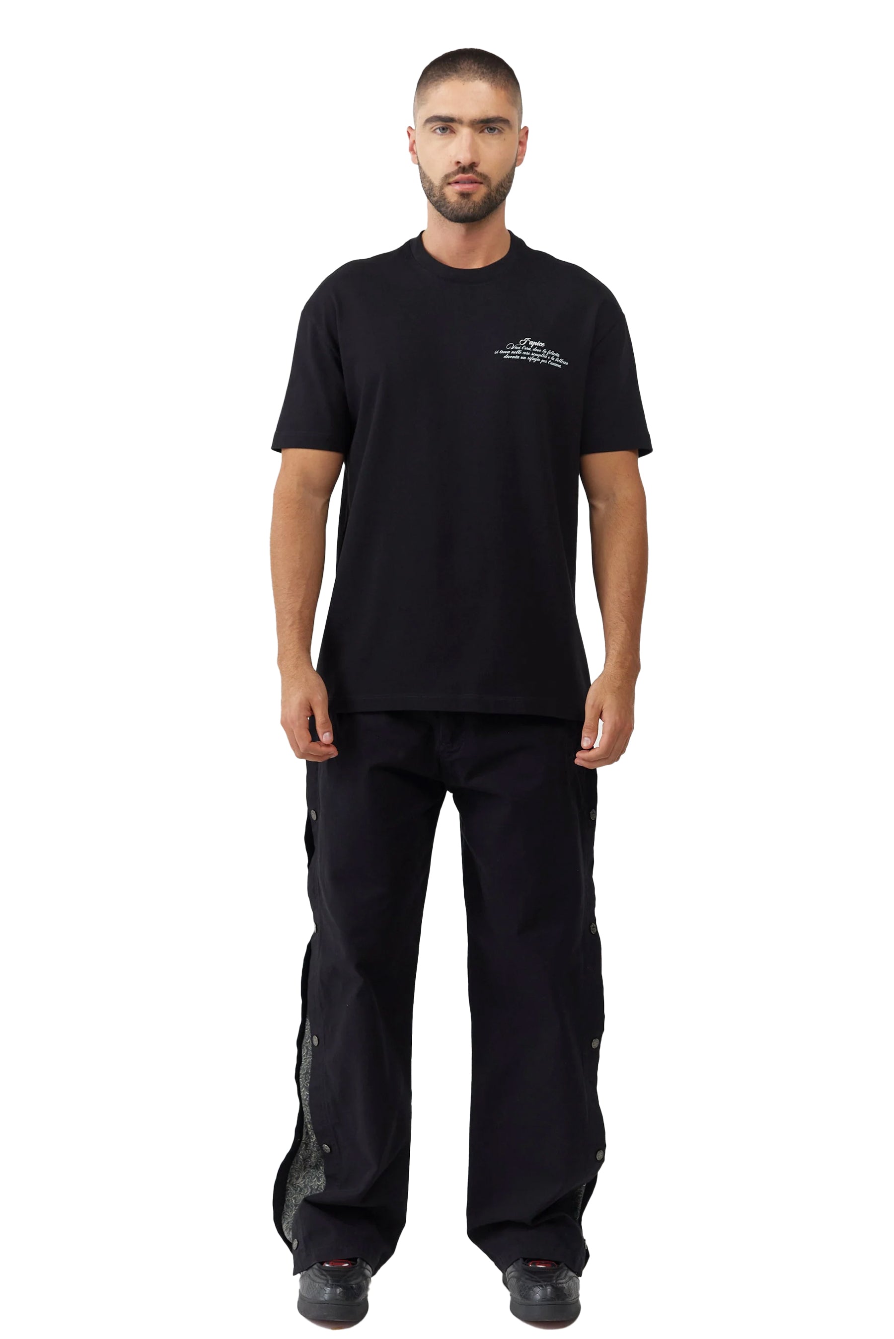 T-SHIRT MEN RISPLENDENTE BLACK  CLEMONT