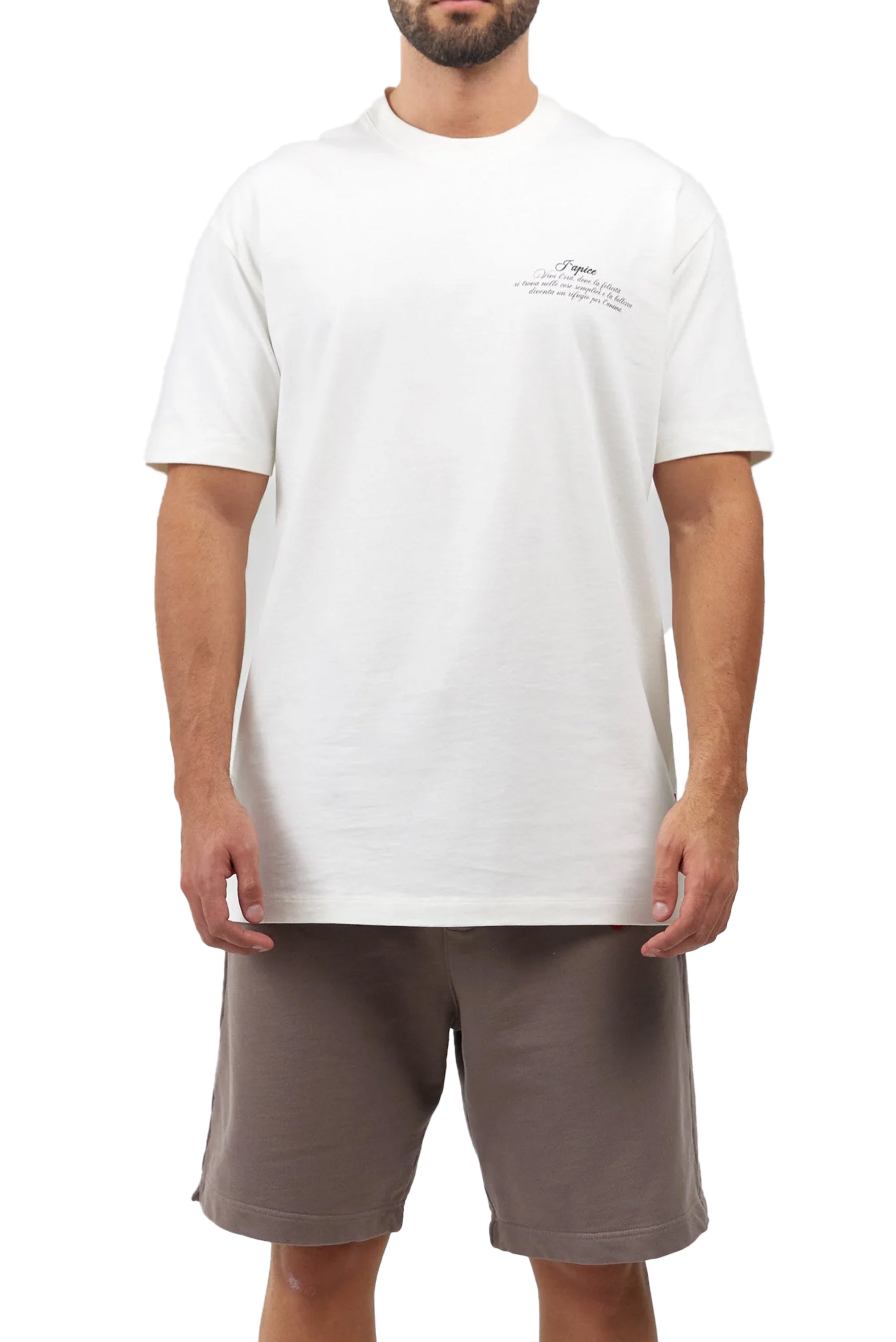 T-SHIRT MEN RISPLENDENTE CREAM CLEMONT