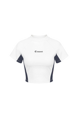 TOPS CORTOS MUJER RUGIADA CREMA CLEMONT