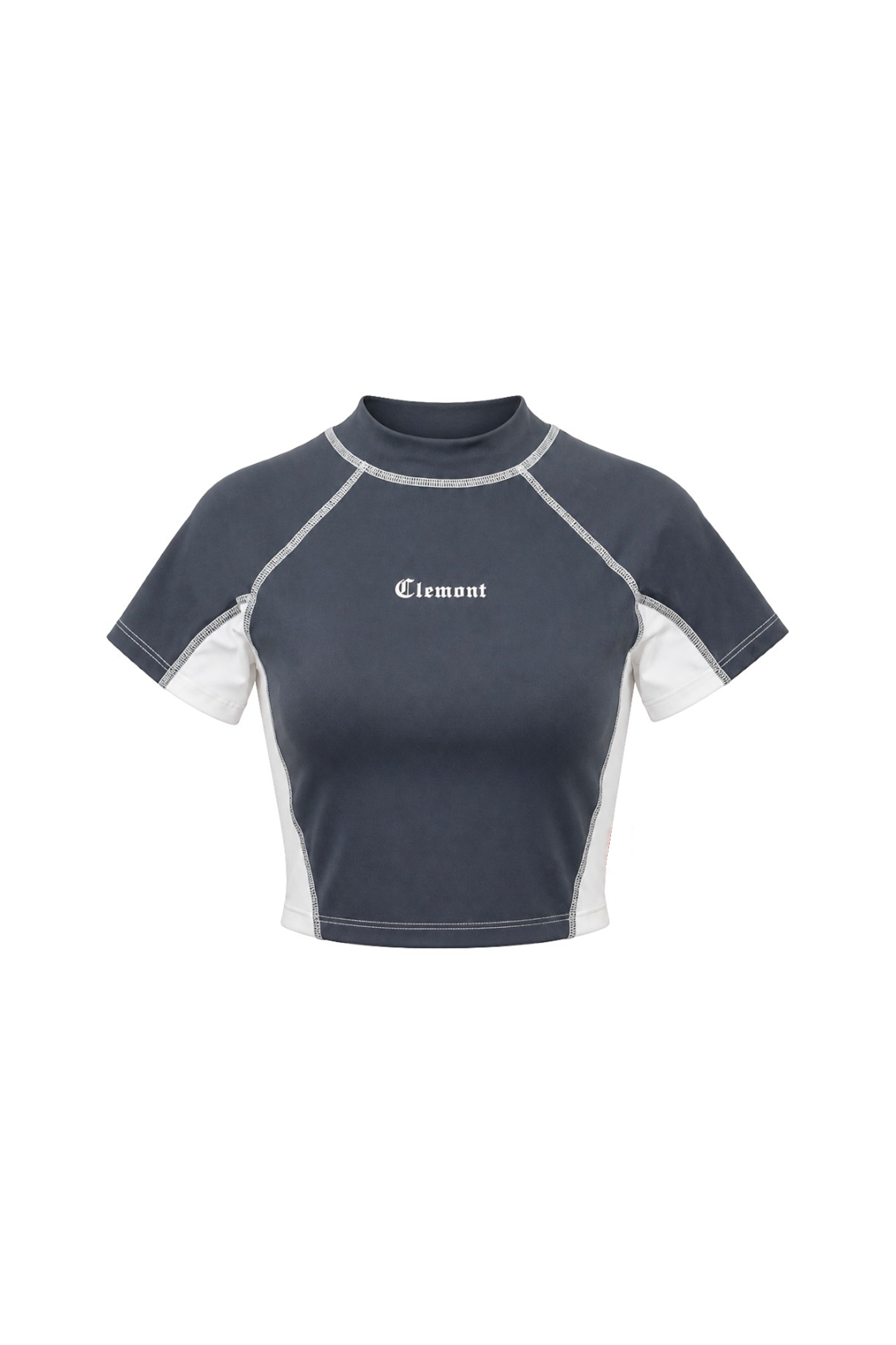 TOPS CORTOS MUJER RUGIADA GRIS CLEMONT