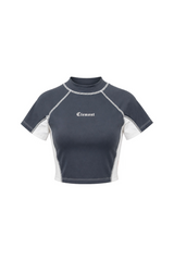 TOPS CORTOS MUJER RUGIADA GRIS CLEMONT