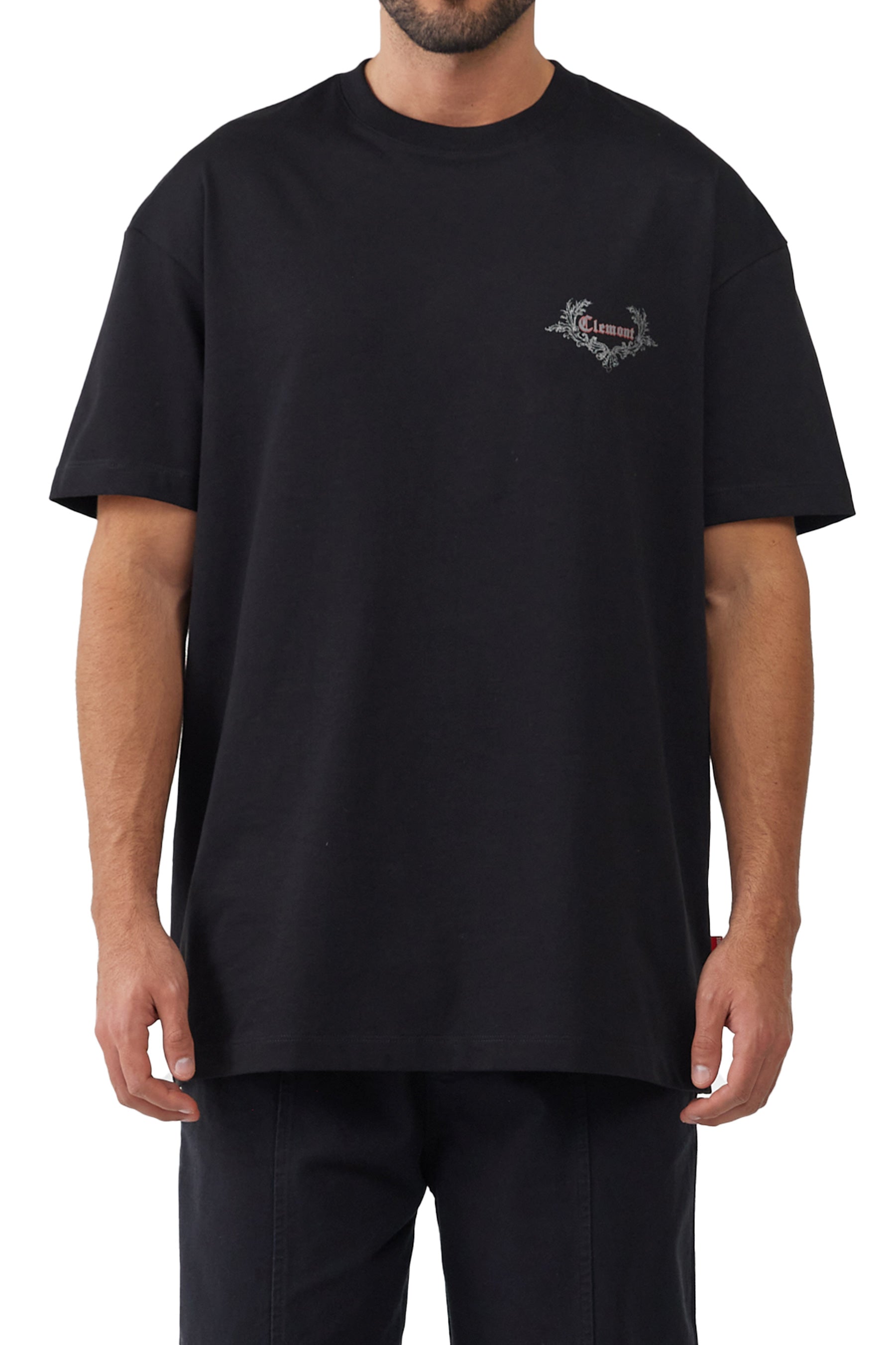 T-SHIRT MEN RADIOSITÁ BLACK  CLEMONT