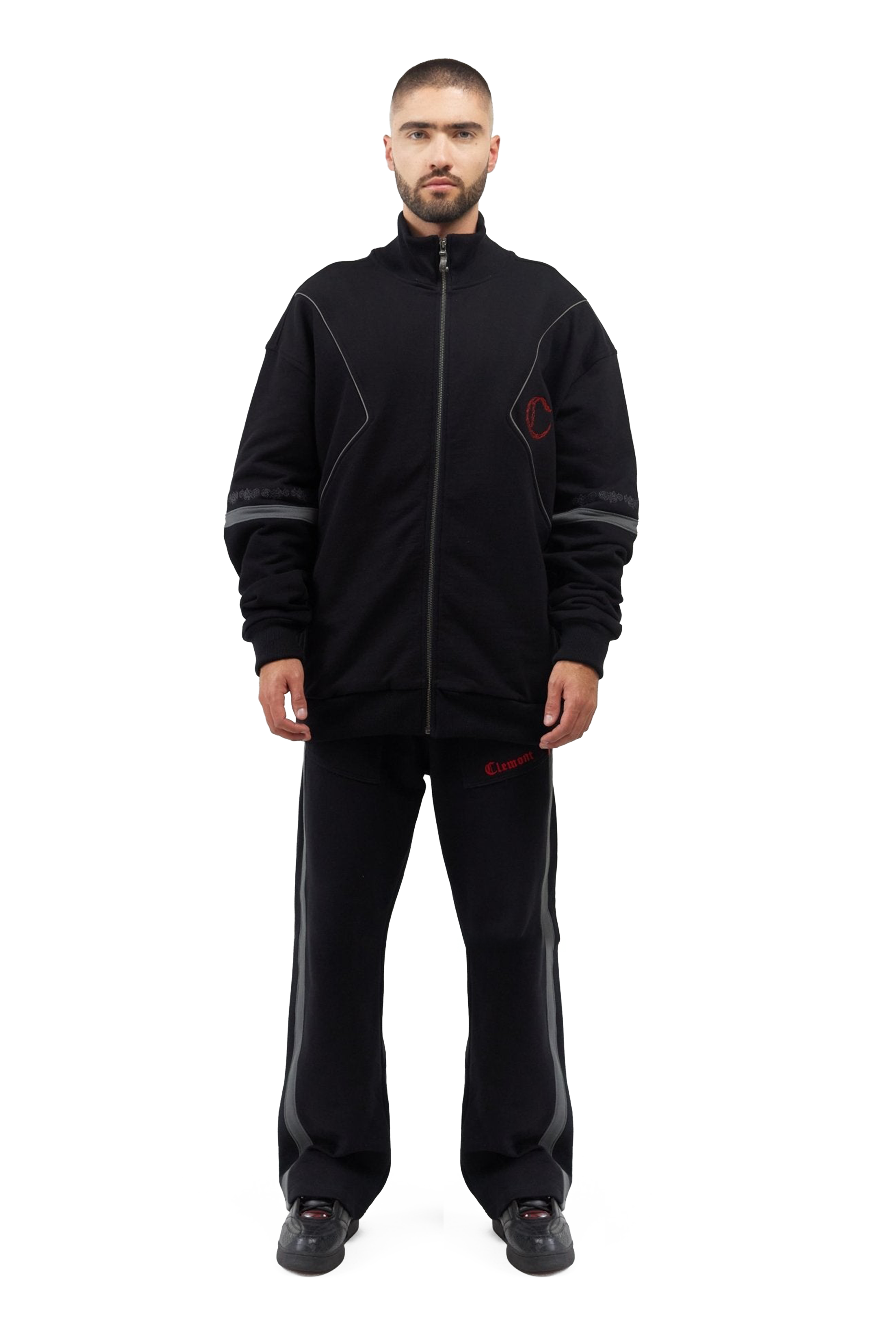 SWEATER MEN SOGNO BLACK/GREY CLEMONT