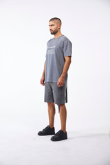 CLEMONT DARK GREY DISTURBING MEN'S T-SHIRT