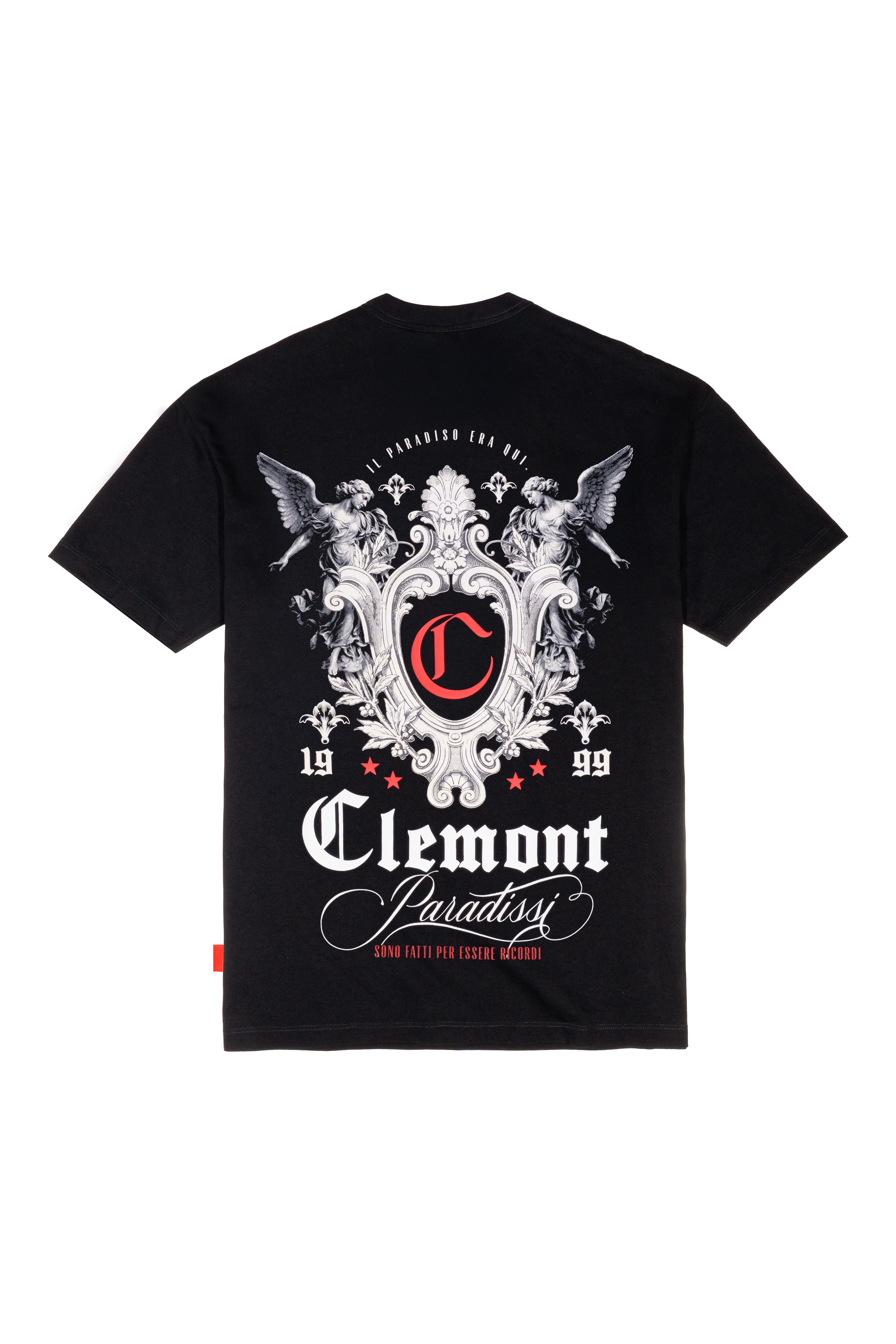 CAMISETA MASCULINO EUFORIA NEGRO CLEMONT