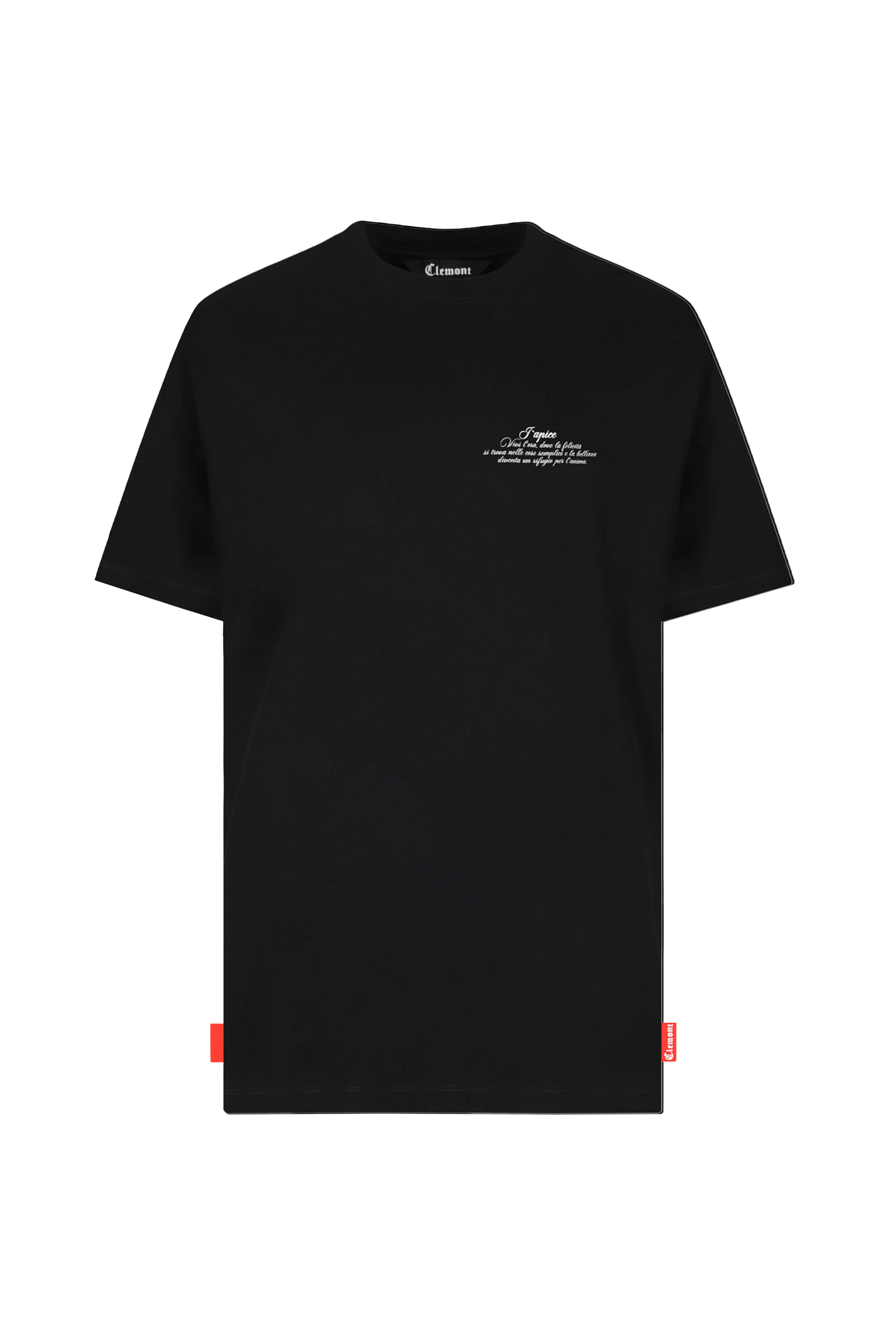 T-SHIRT MEN RISPLENDENTE BLACK  CLEMONT