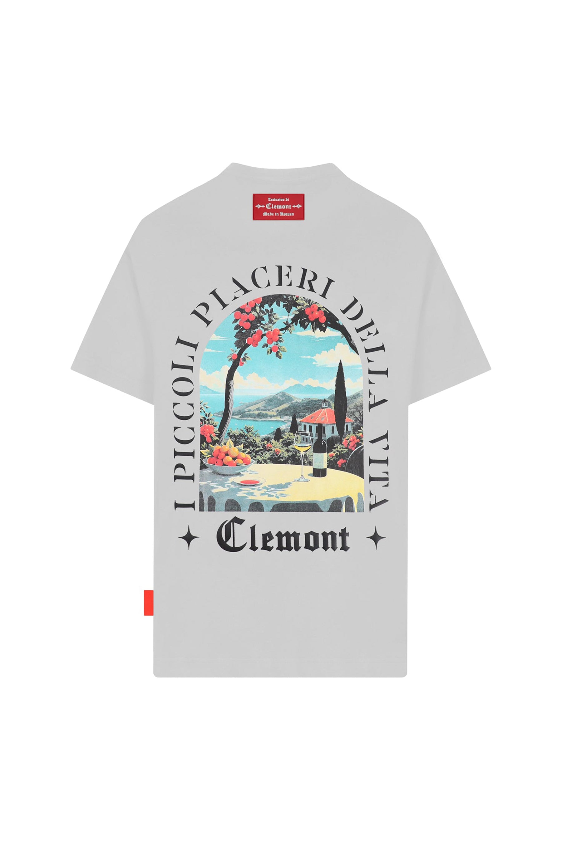 T-SHIRT MEN OVERSIZED  ECLATANTE GREY CLEMONT
